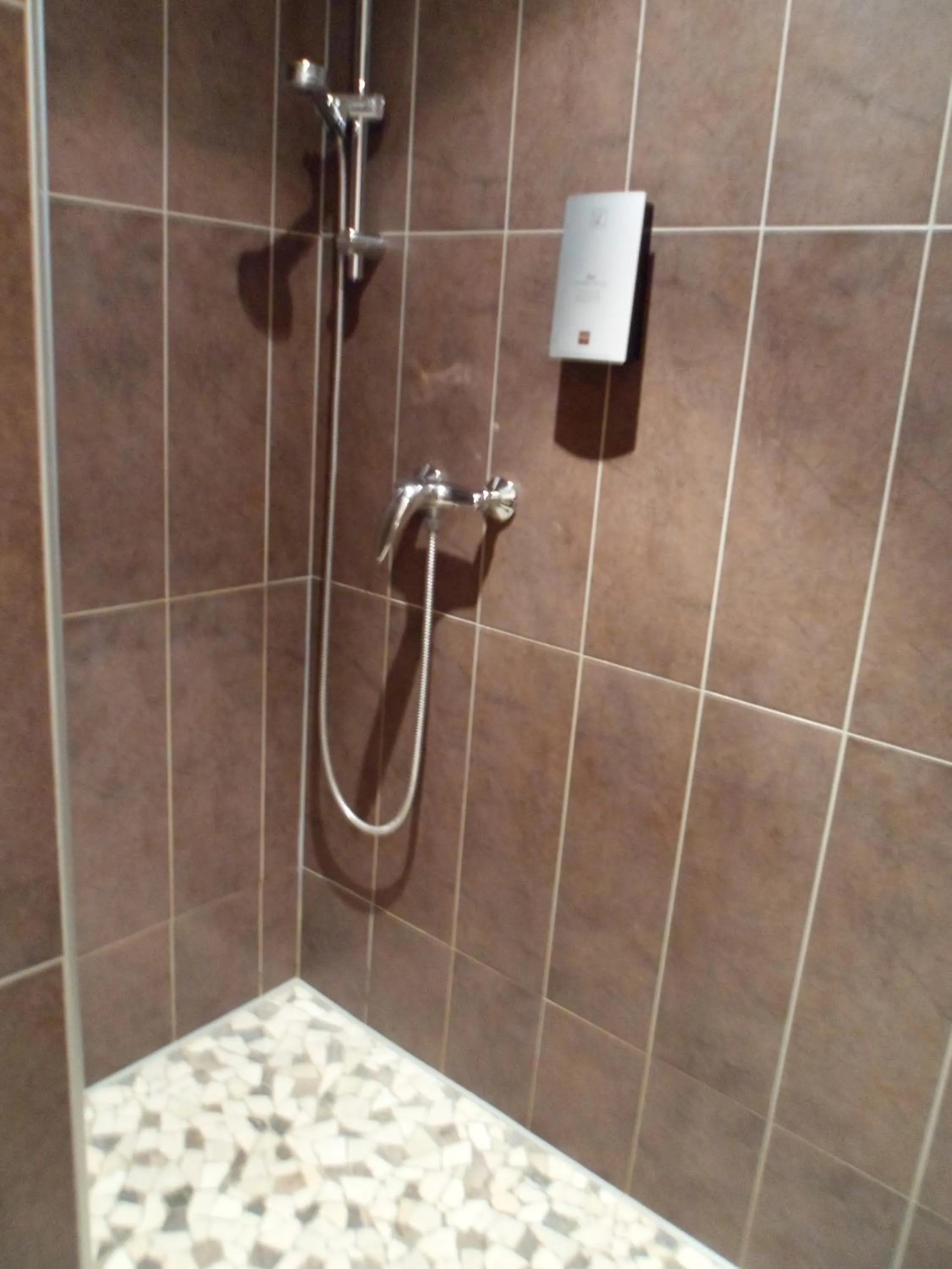 Shower in Logis Hôtel des Deux Forts
