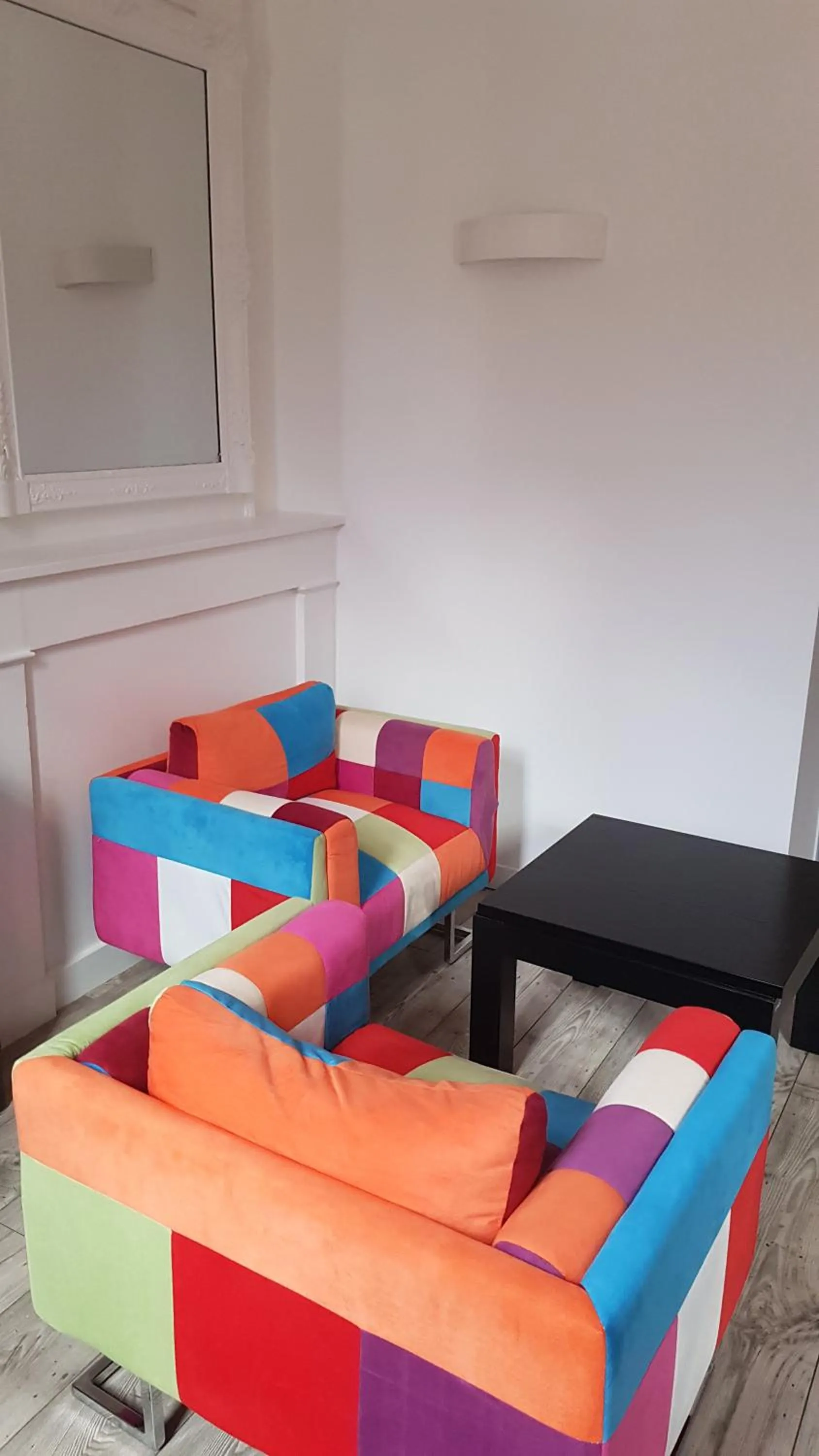 Seating area in Logis Hôtel des Deux Forts