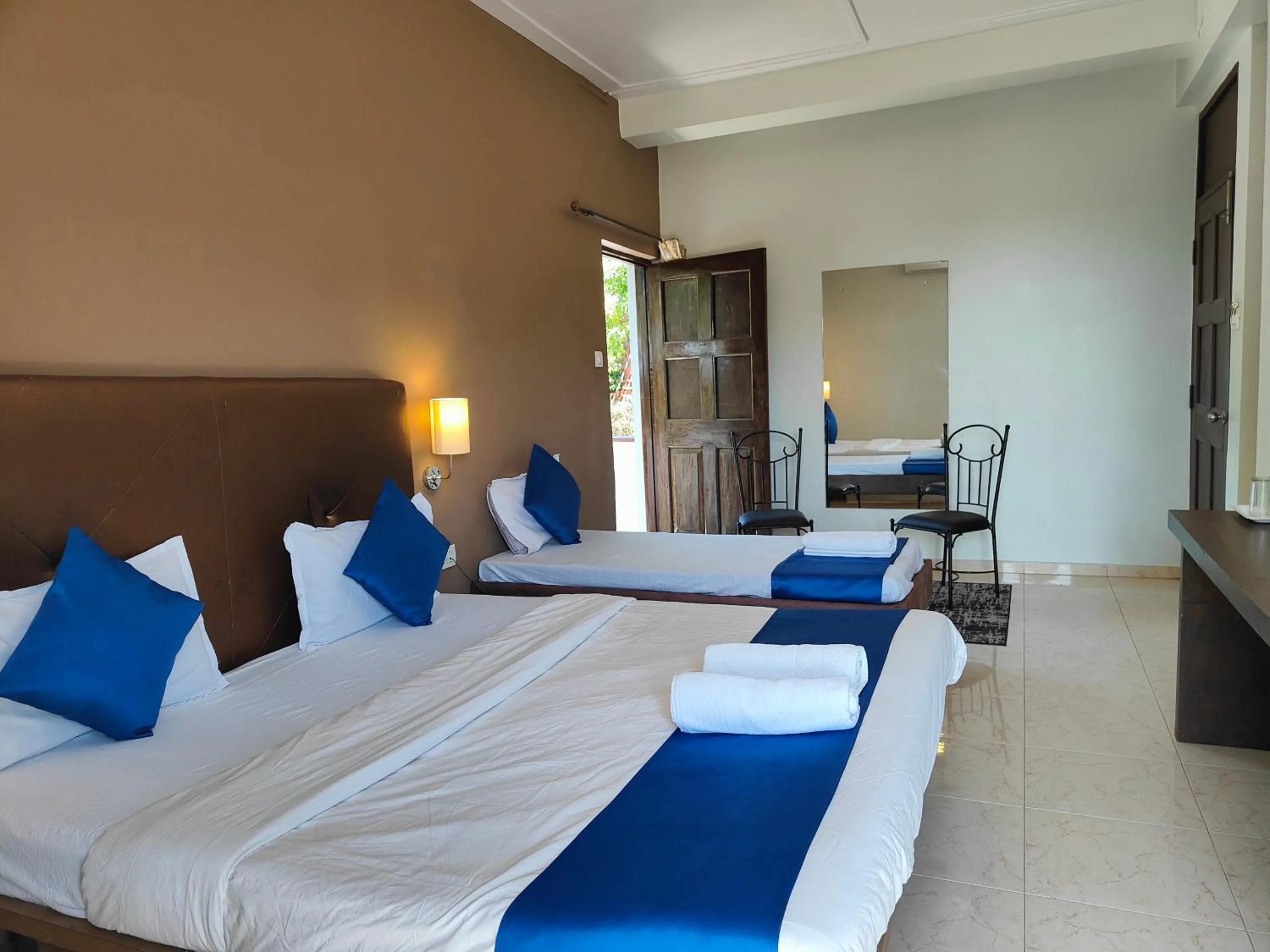 Bed in Rain Raga Resort