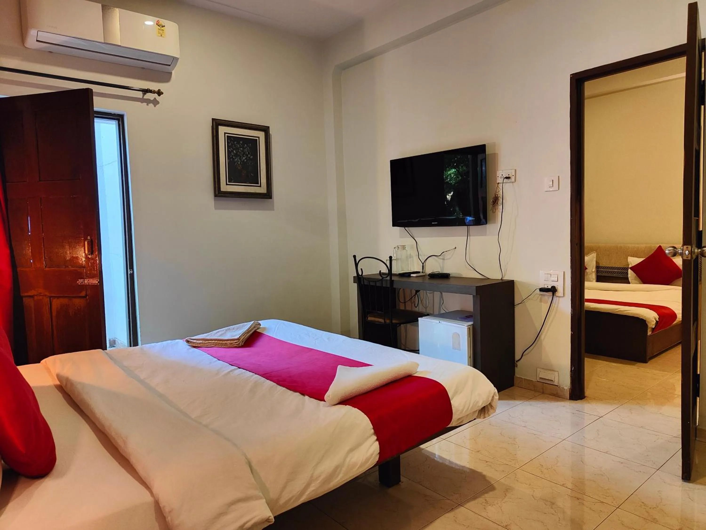 Bed in Rain Raga Resort