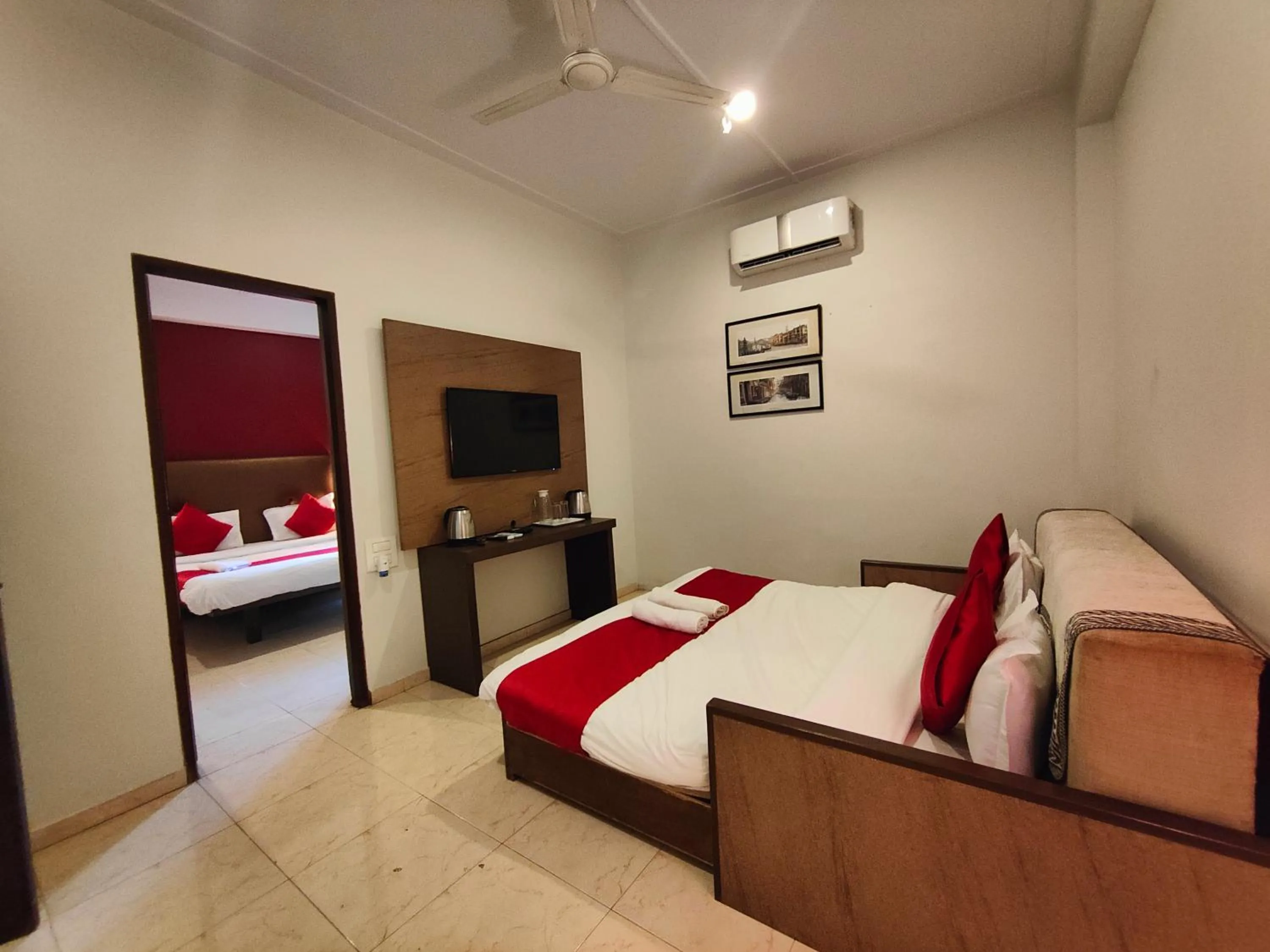 Bed in Rain Raga Resort