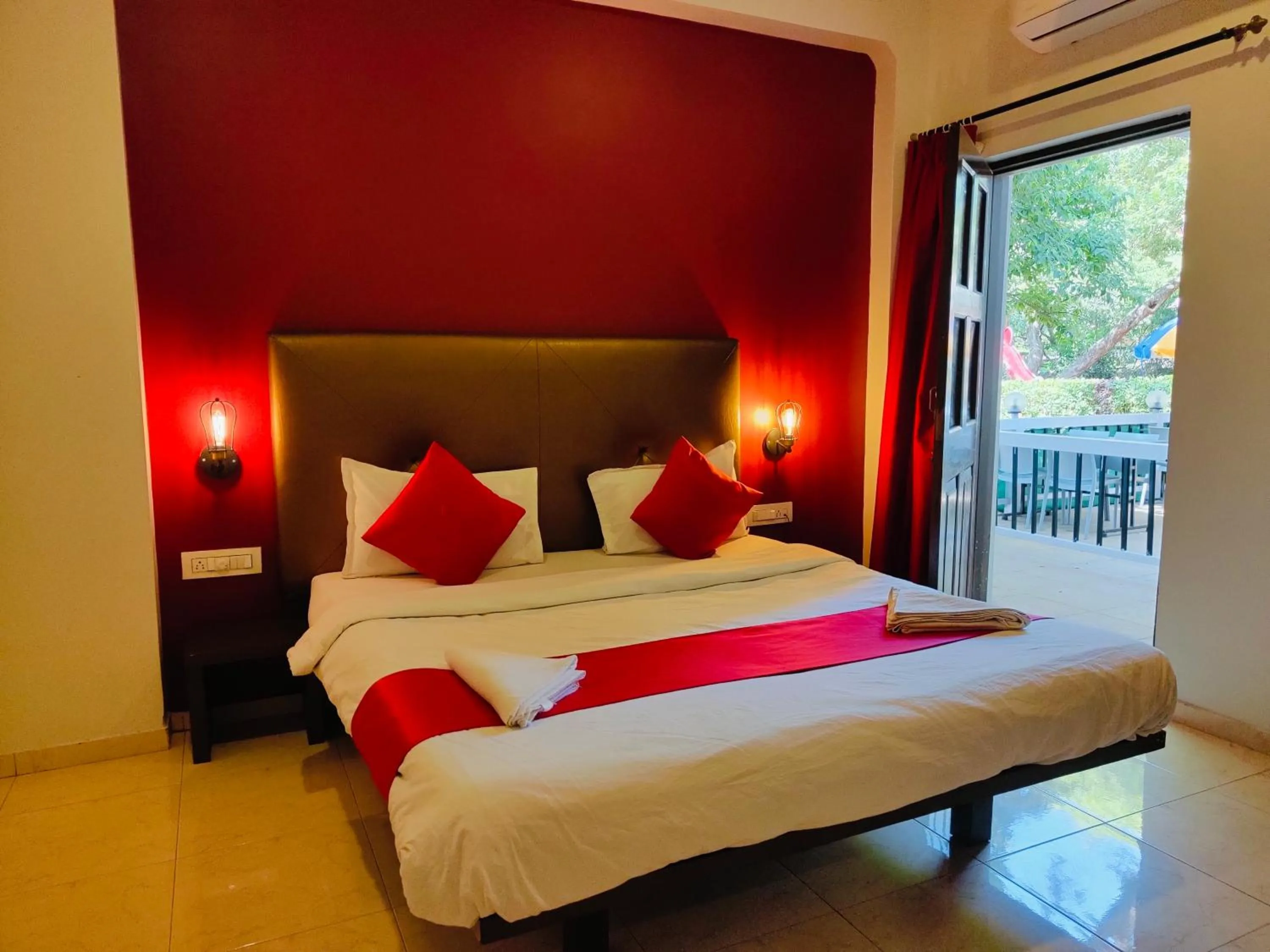 Bedroom, Bed in Rain Raga Resort