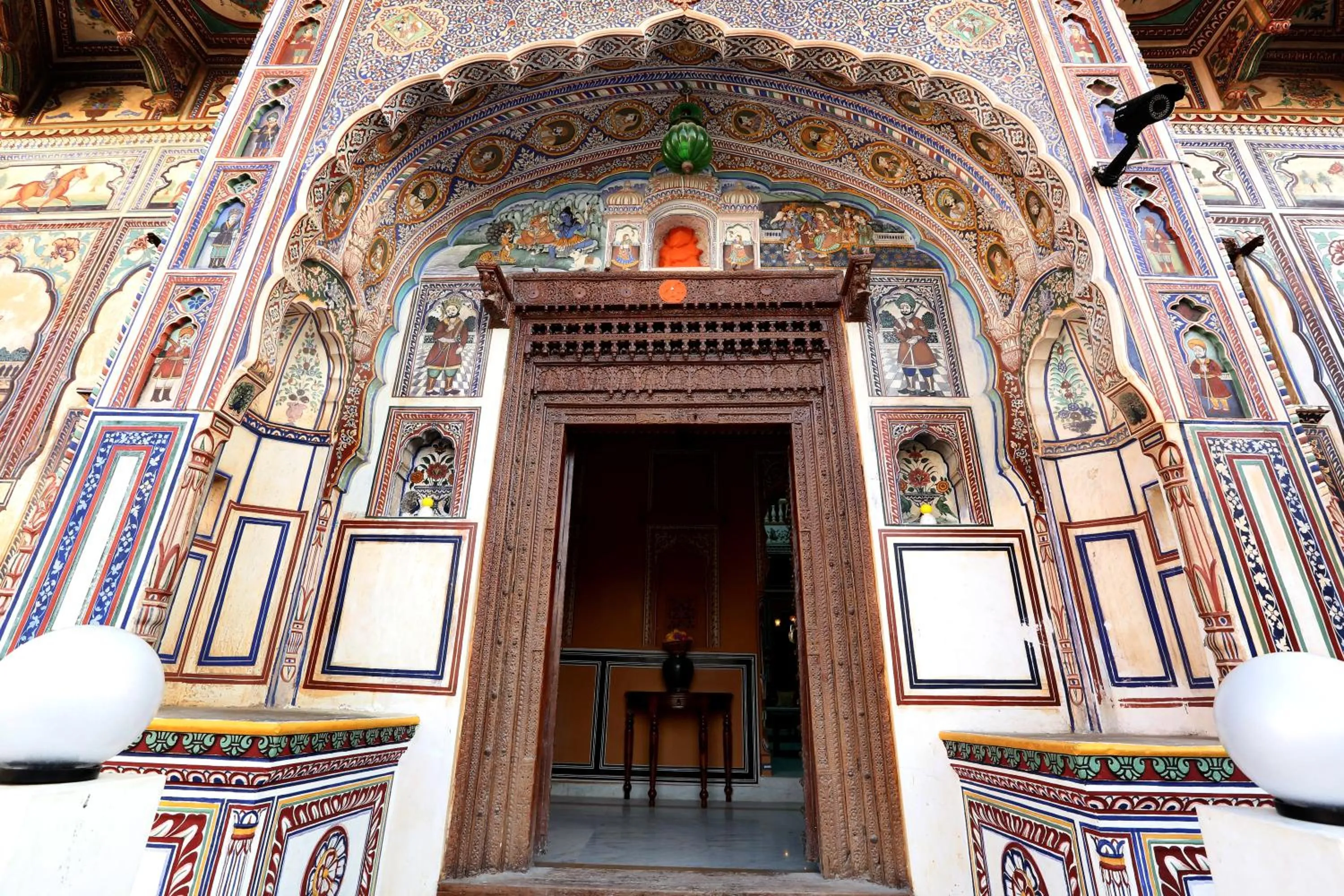 Facade/entrance in Hotel Radhika Haveli, Mandawa