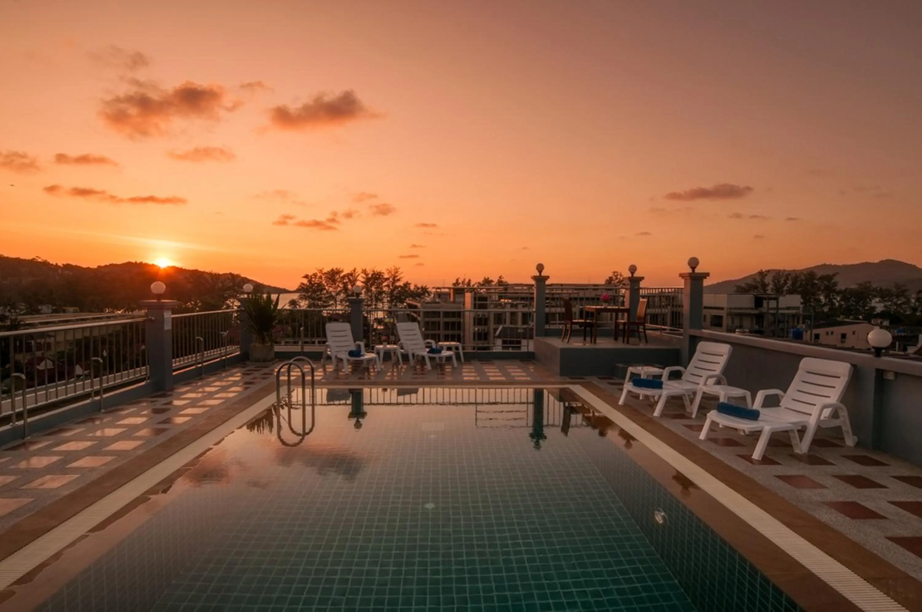 Swimming pool in The Crystal Beach Hotel