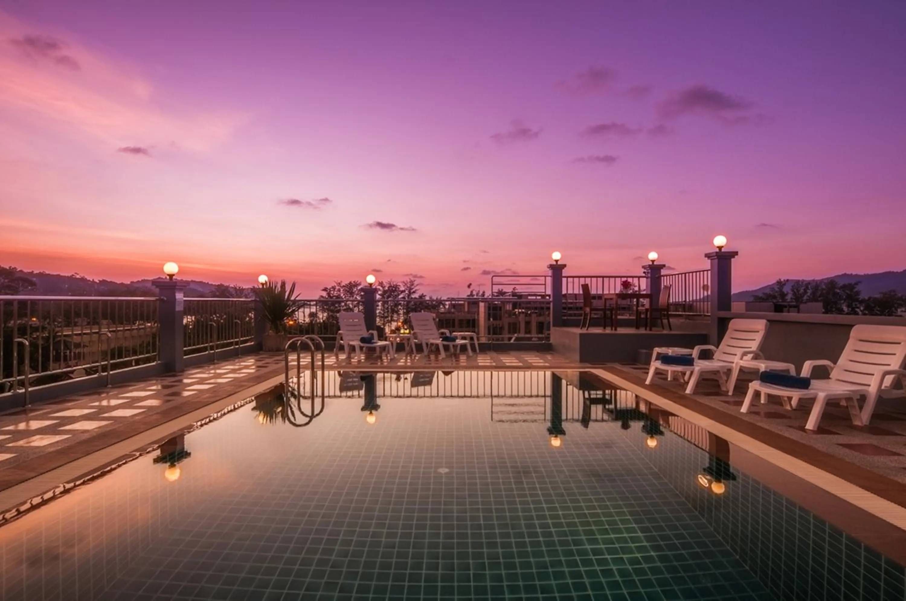 Swimming pool in The Crystal Beach Hotel