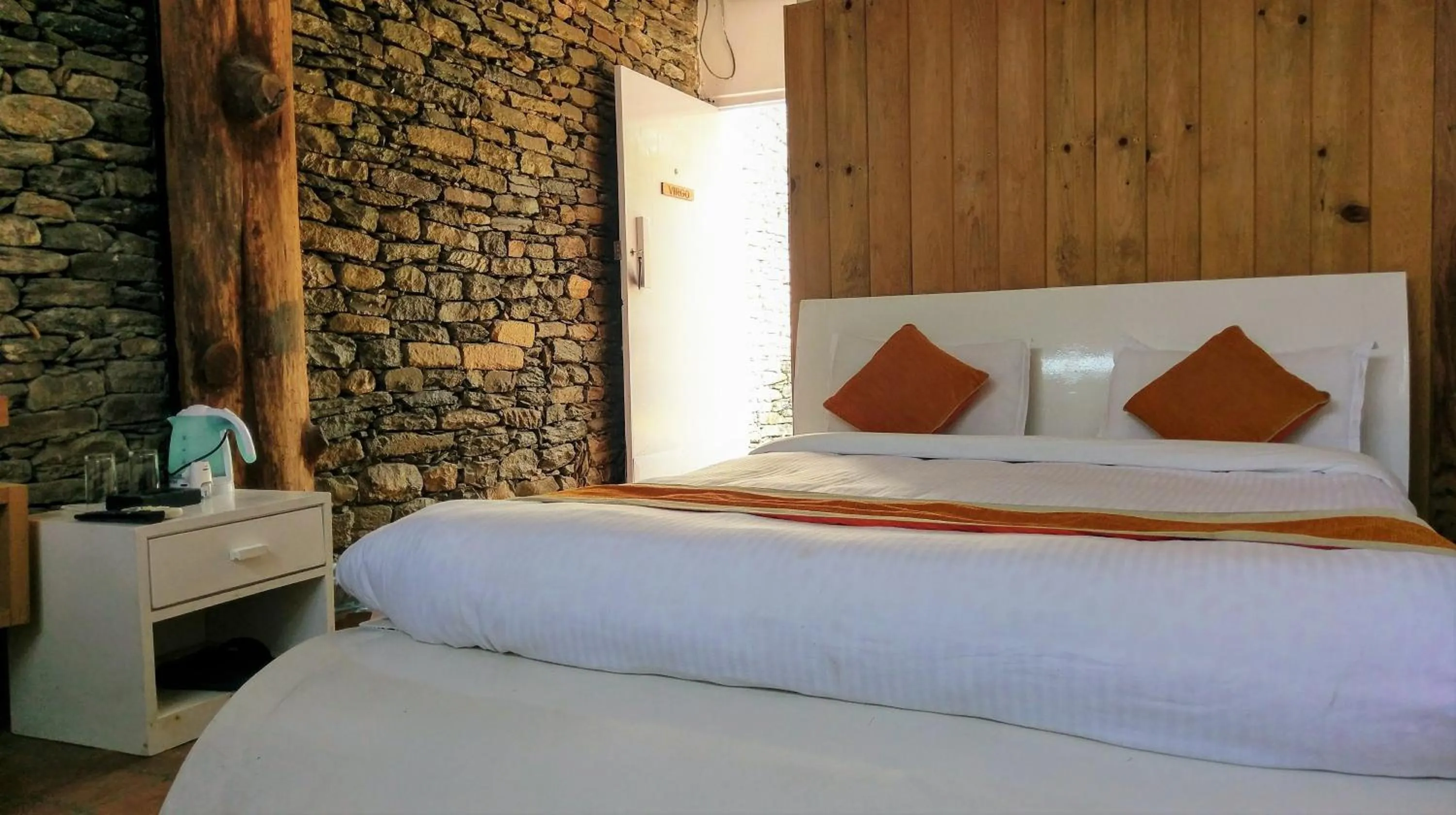 Bed in Gantavya Resort
