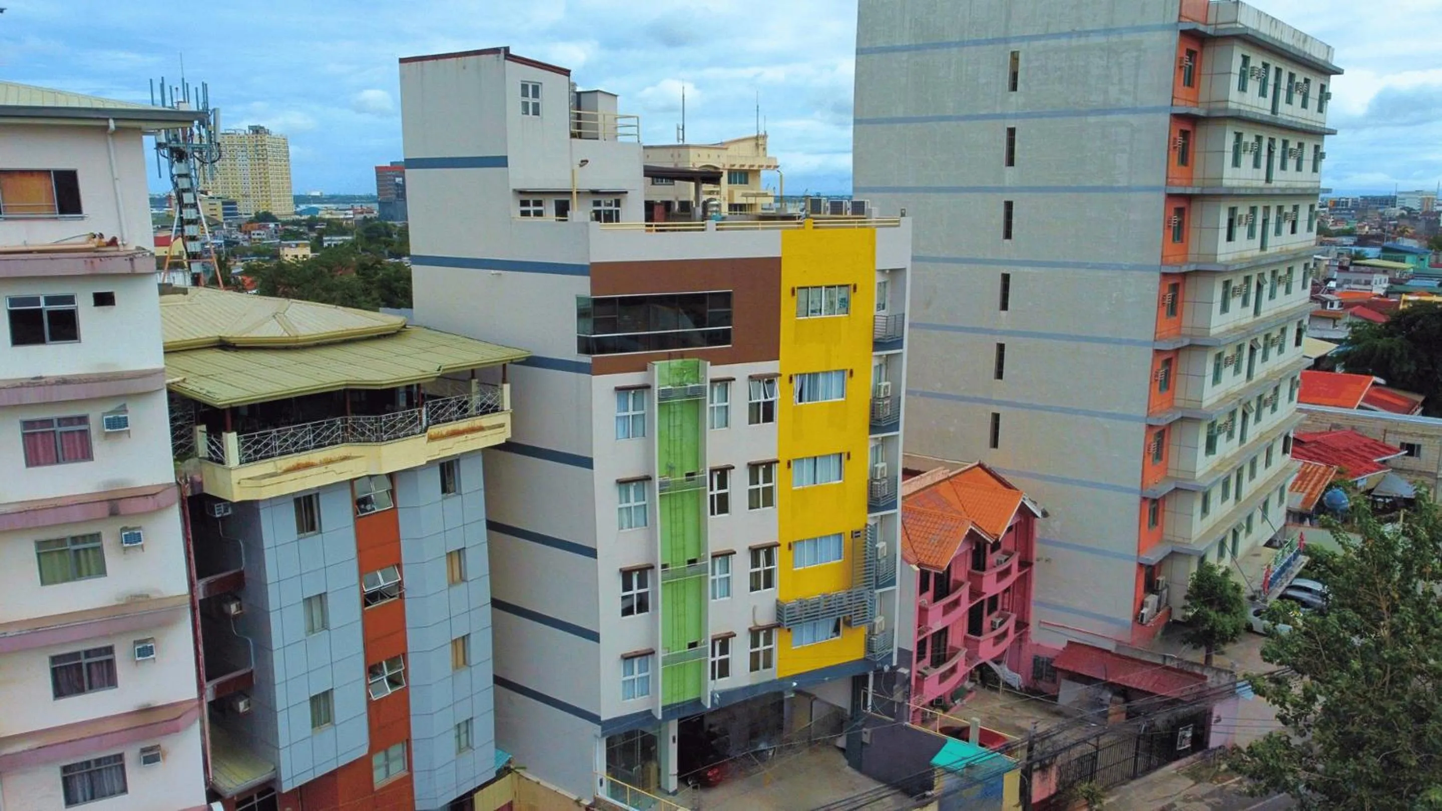 Property building in Almond Suites Cebu powered by Cocotel