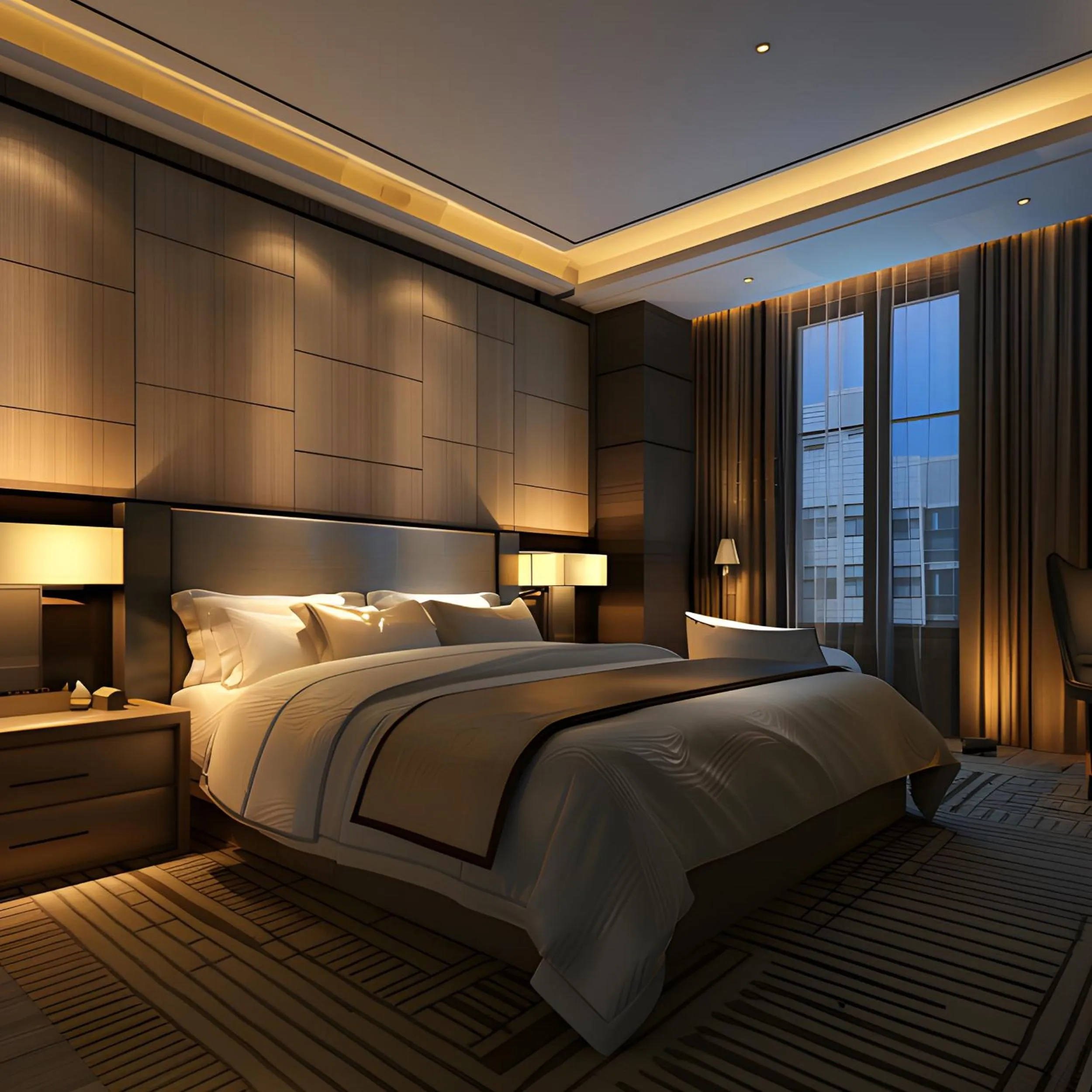 Photo of the whole room, Bed in Hotel Ark Suites At Airport