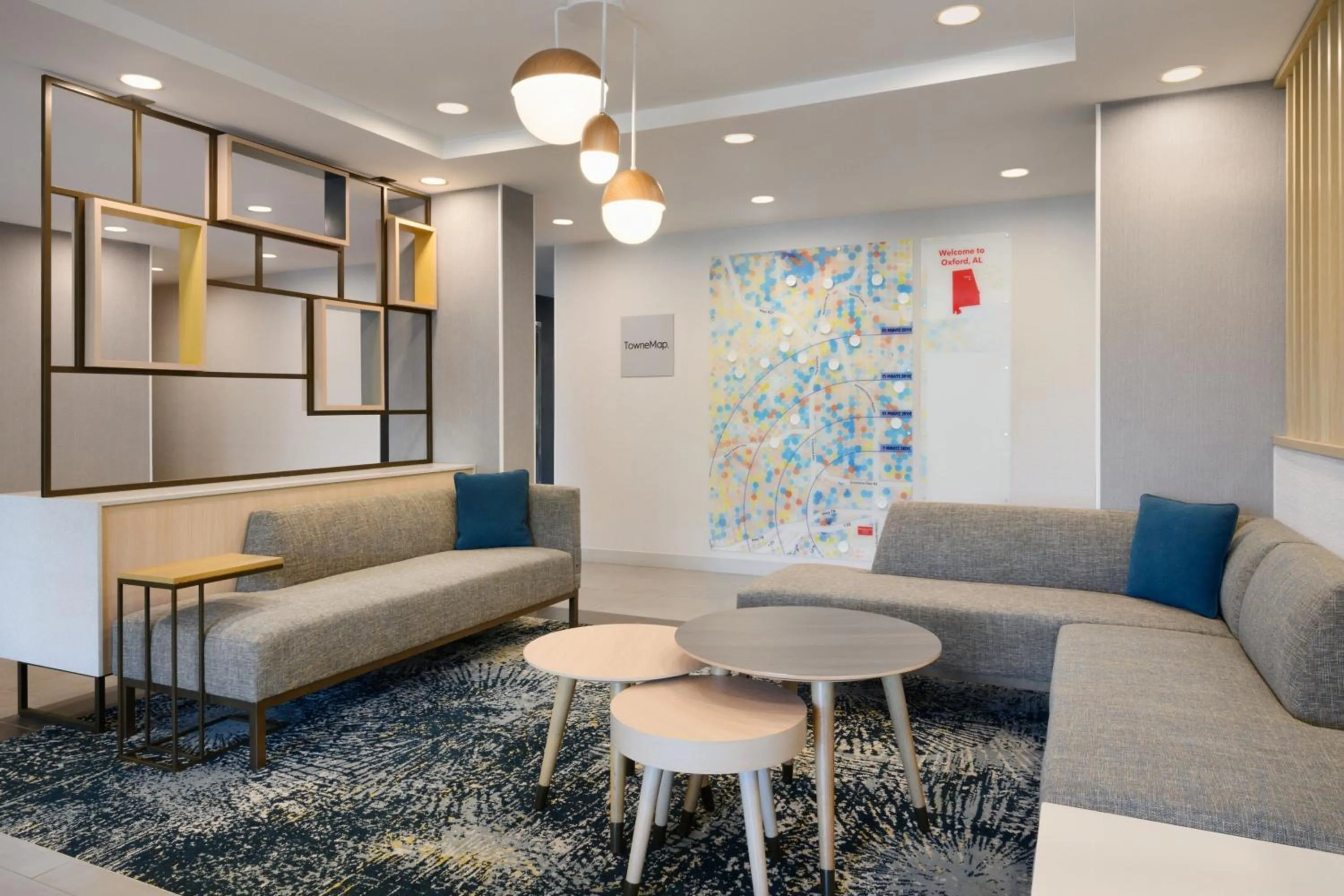 Lobby or reception in TownePlace Suites by Marriott Oxford AL