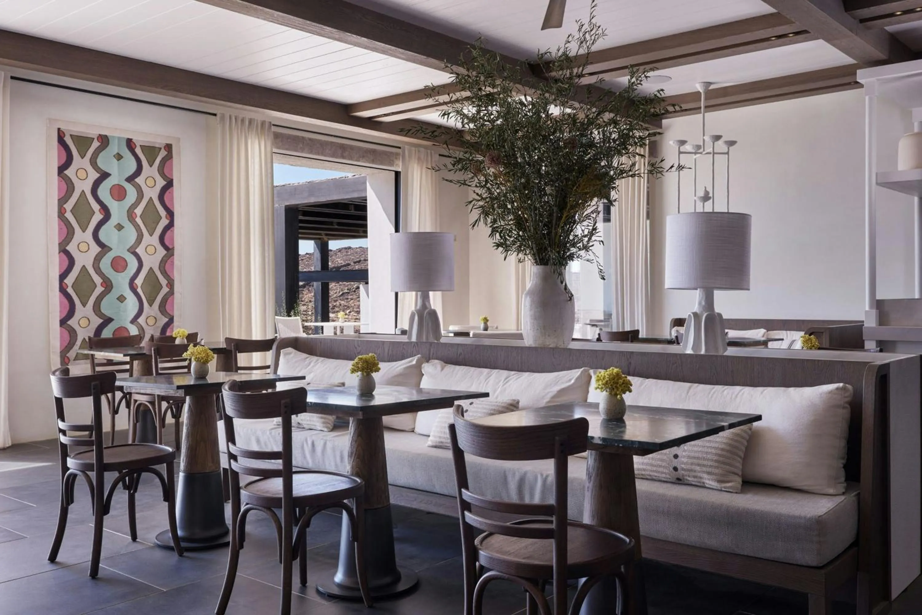 Lounge or bar in Odera, Tinos, Autograph Collection