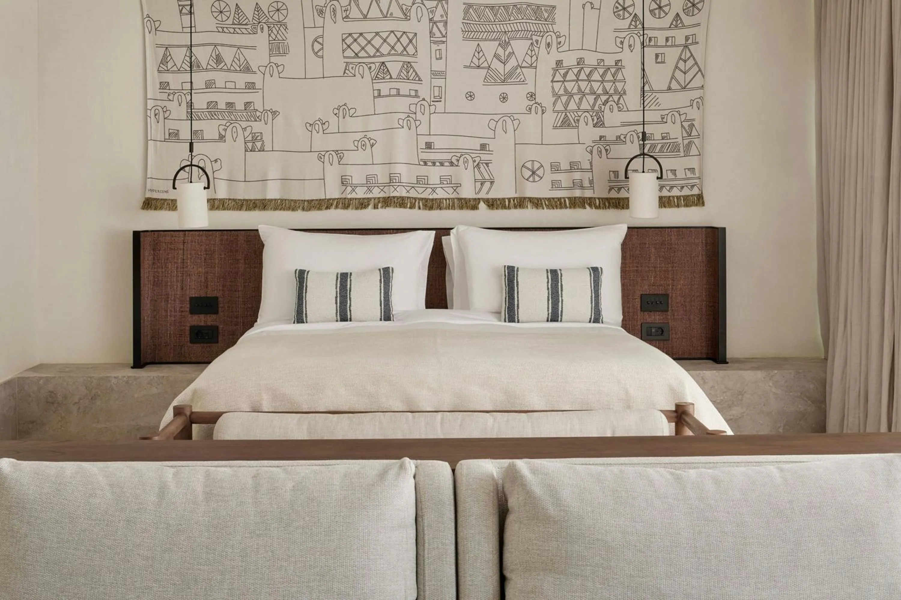 Photo of the whole room, Bed in Odera, Tinos, Autograph Collection