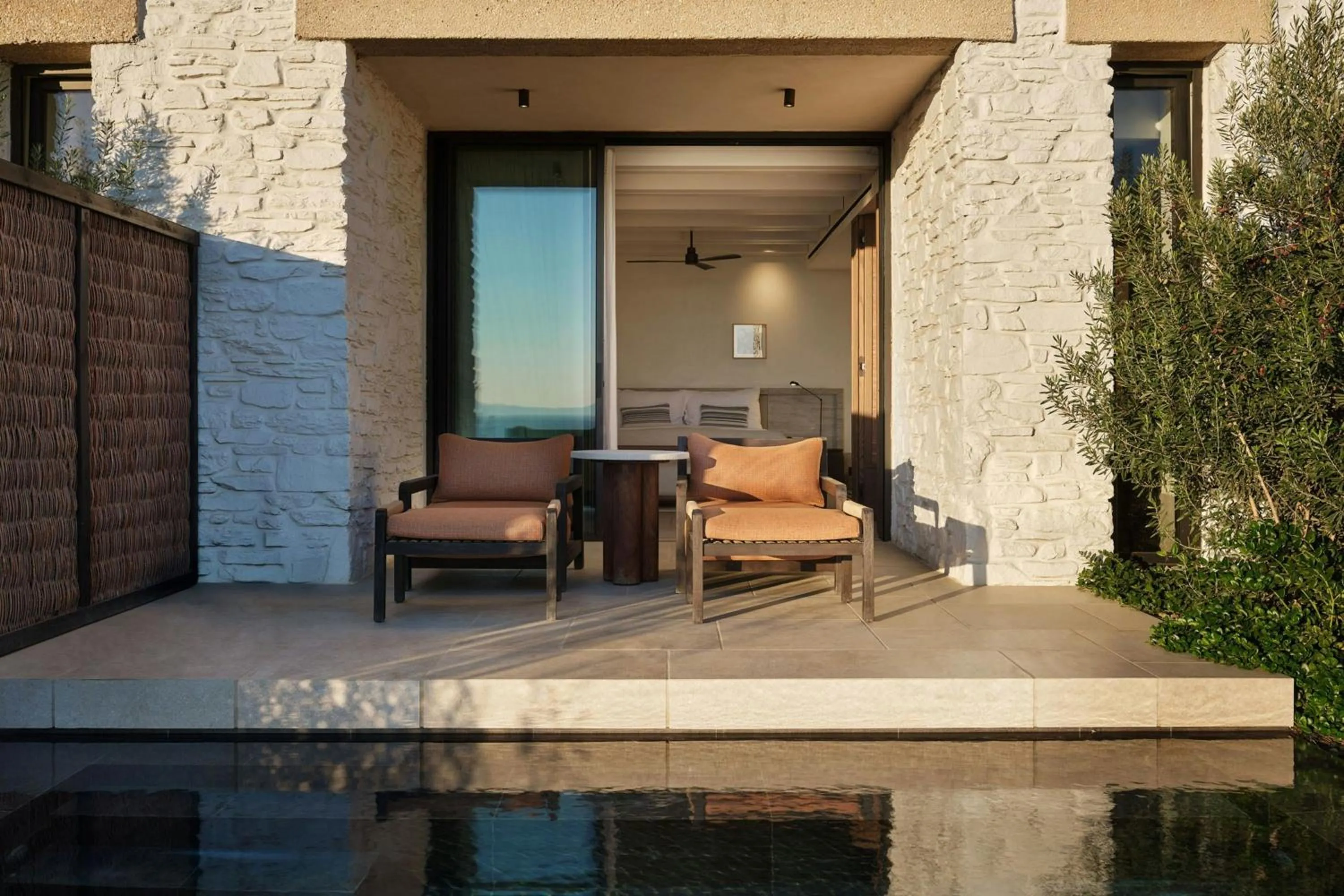 Swimming pool in Odera, Tinos, Autograph Collection