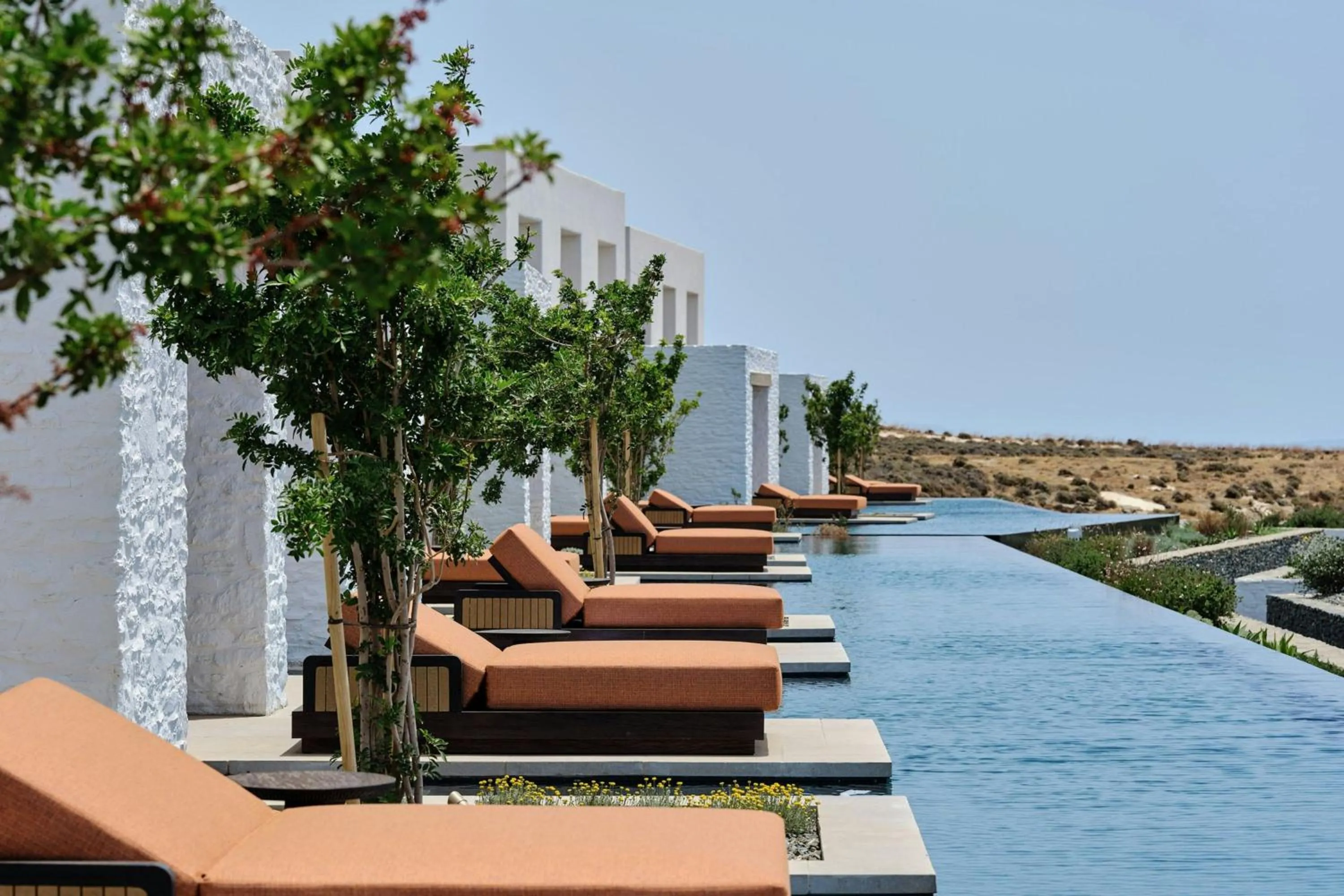 Swimming pool in Odera, Tinos, Autograph Collection
