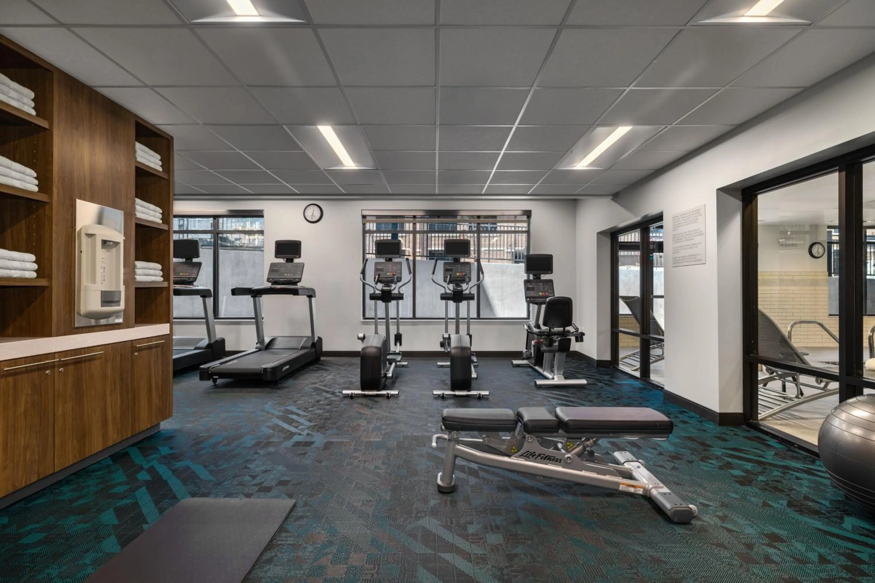 Fitness centre/facilities in TownePlace Suites by Marriott Memphis Germantown