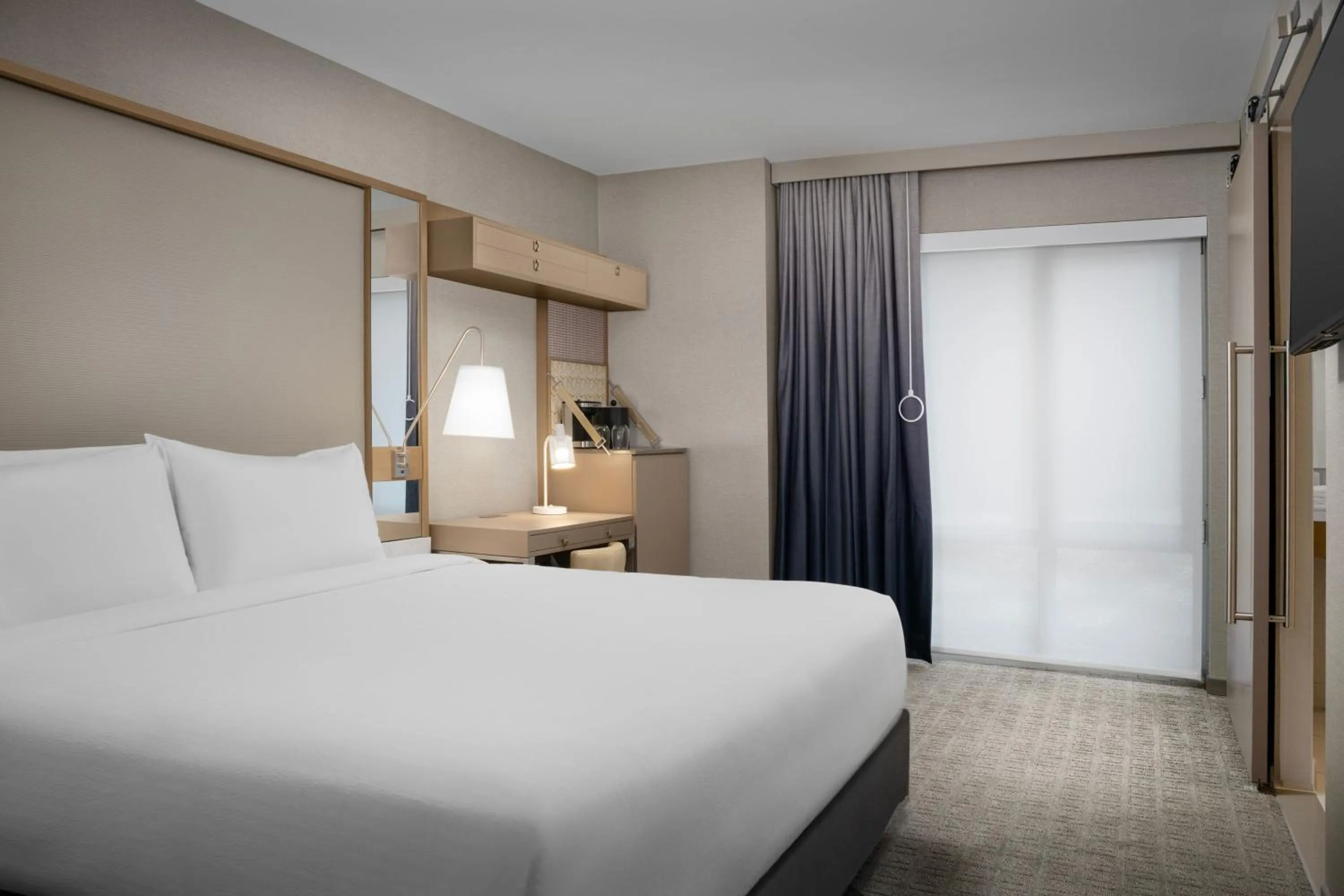 Bedroom, Bed in SpringHill Suites by Marriott New York Manhattan Times Square