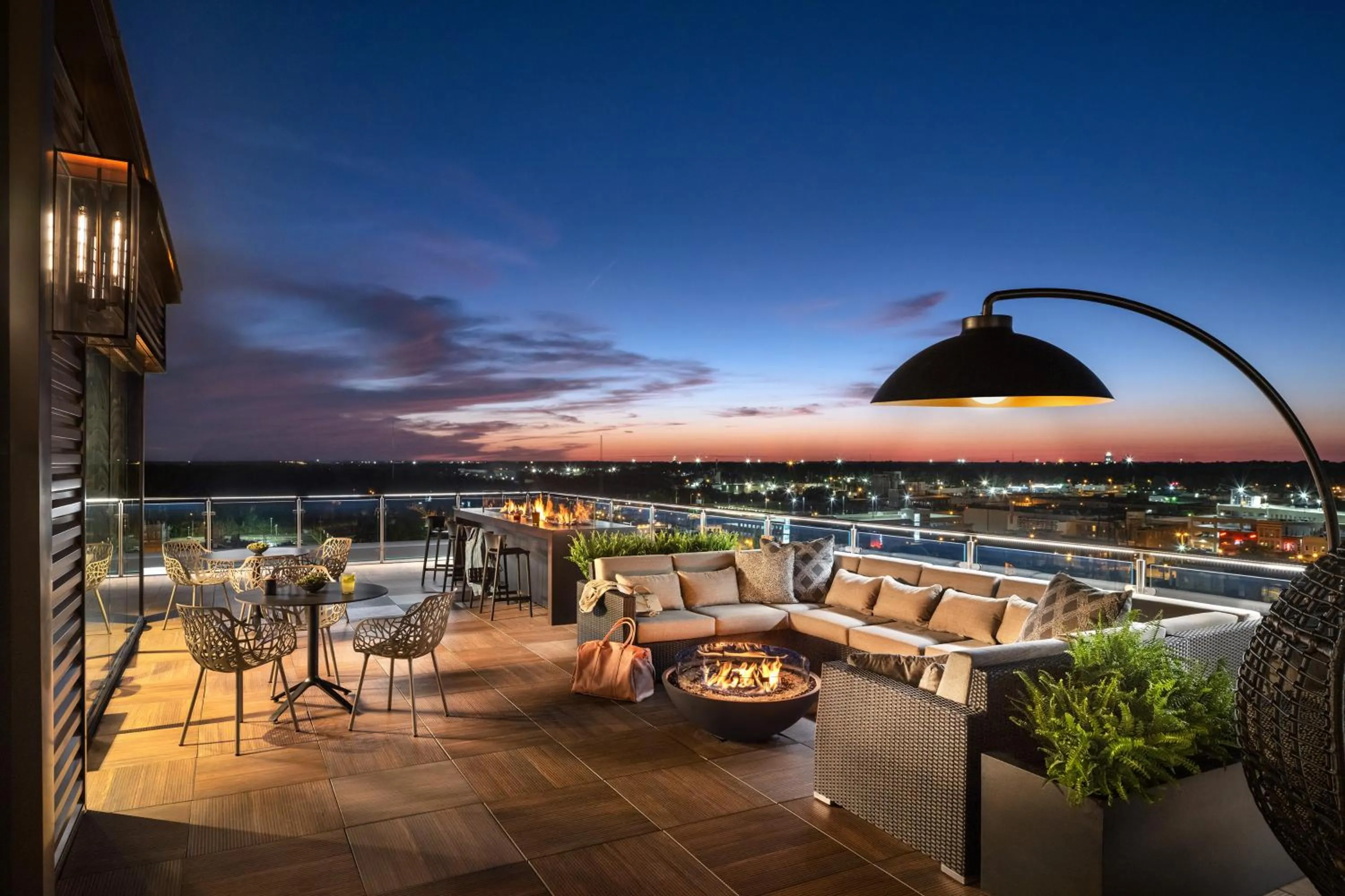 Night in Moxy Springfield Downtown