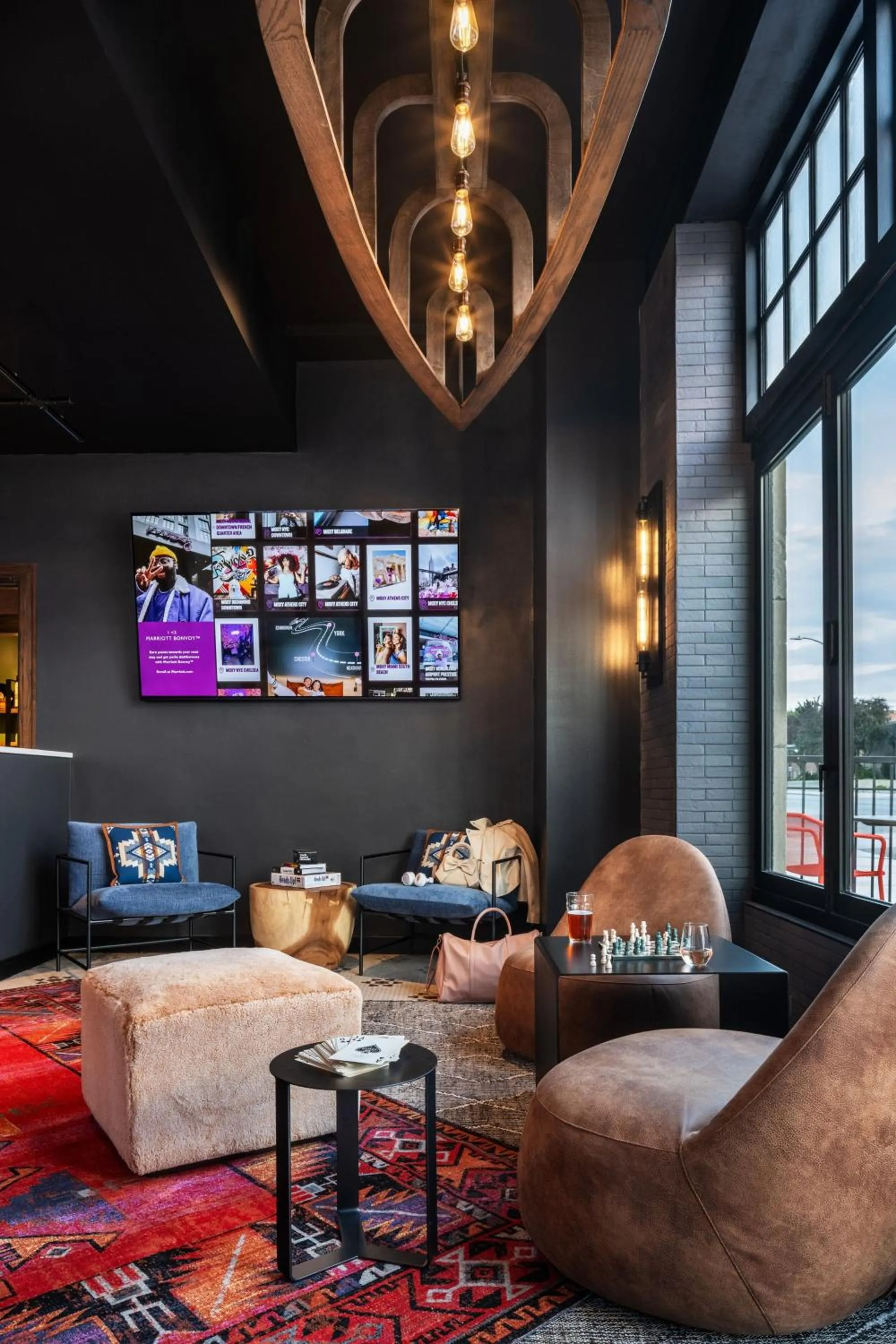 Lobby or reception in Moxy Springfield Downtown