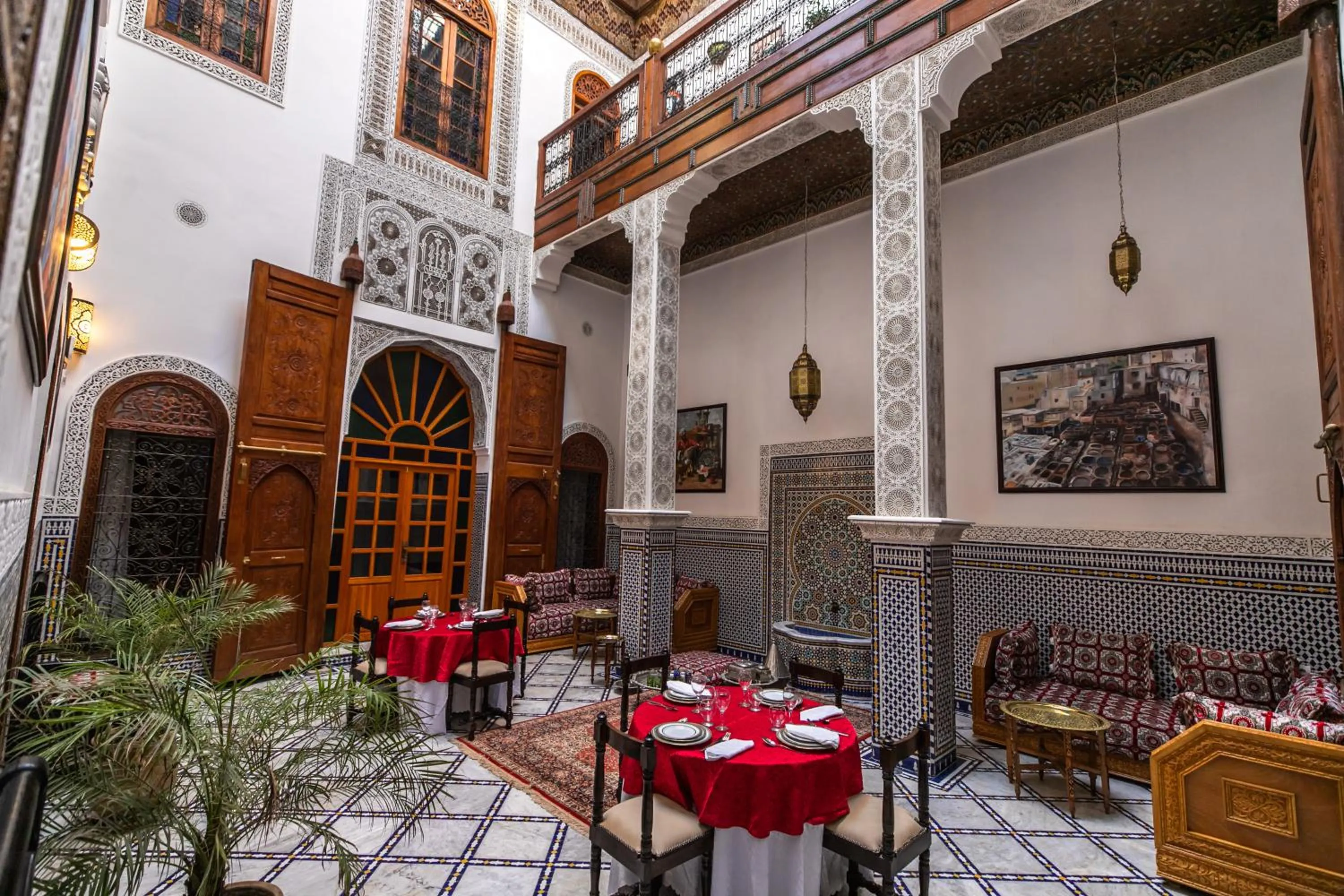 Patio in Riad Jamal
