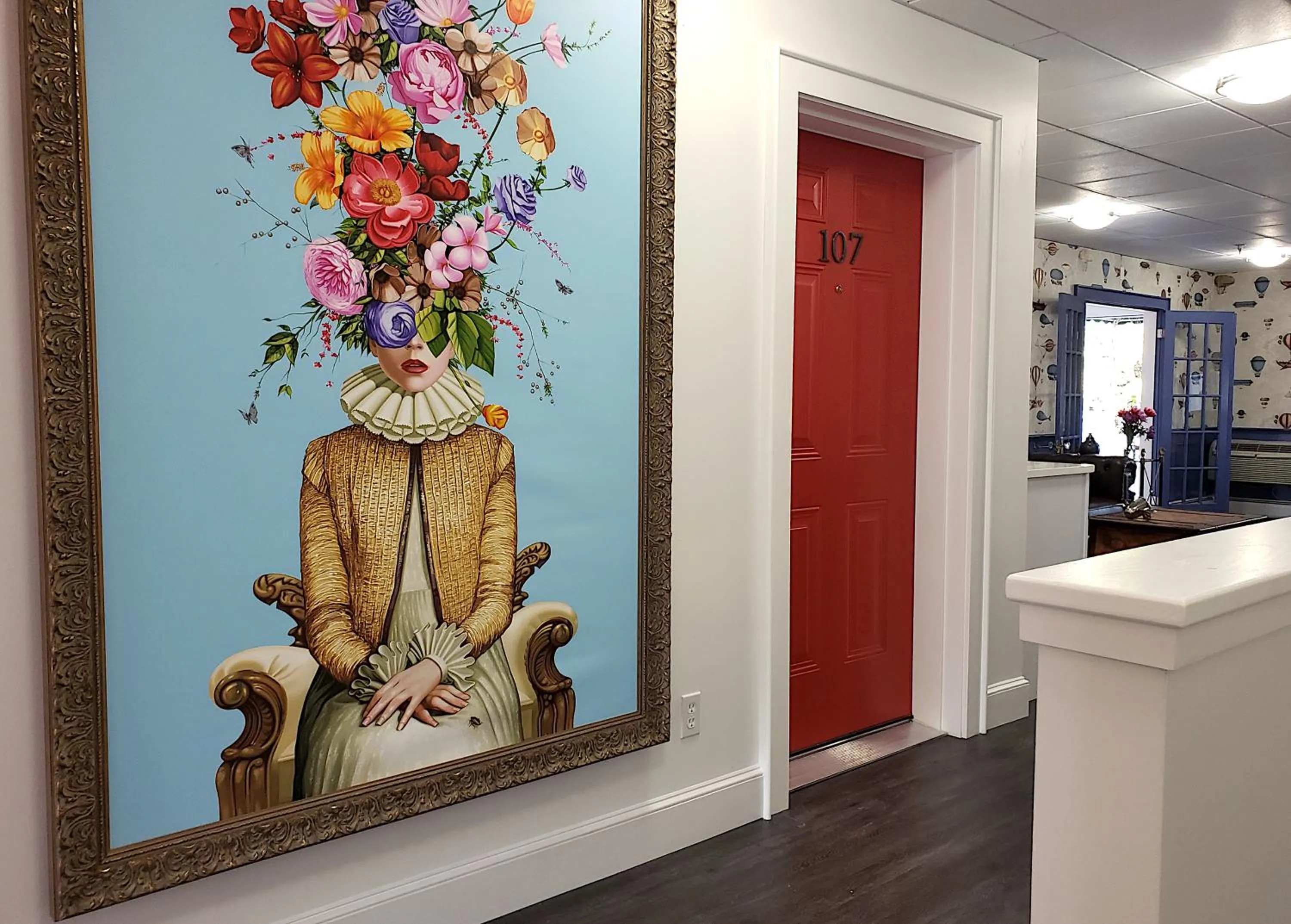 Decorative detail in Little Fig Hotel