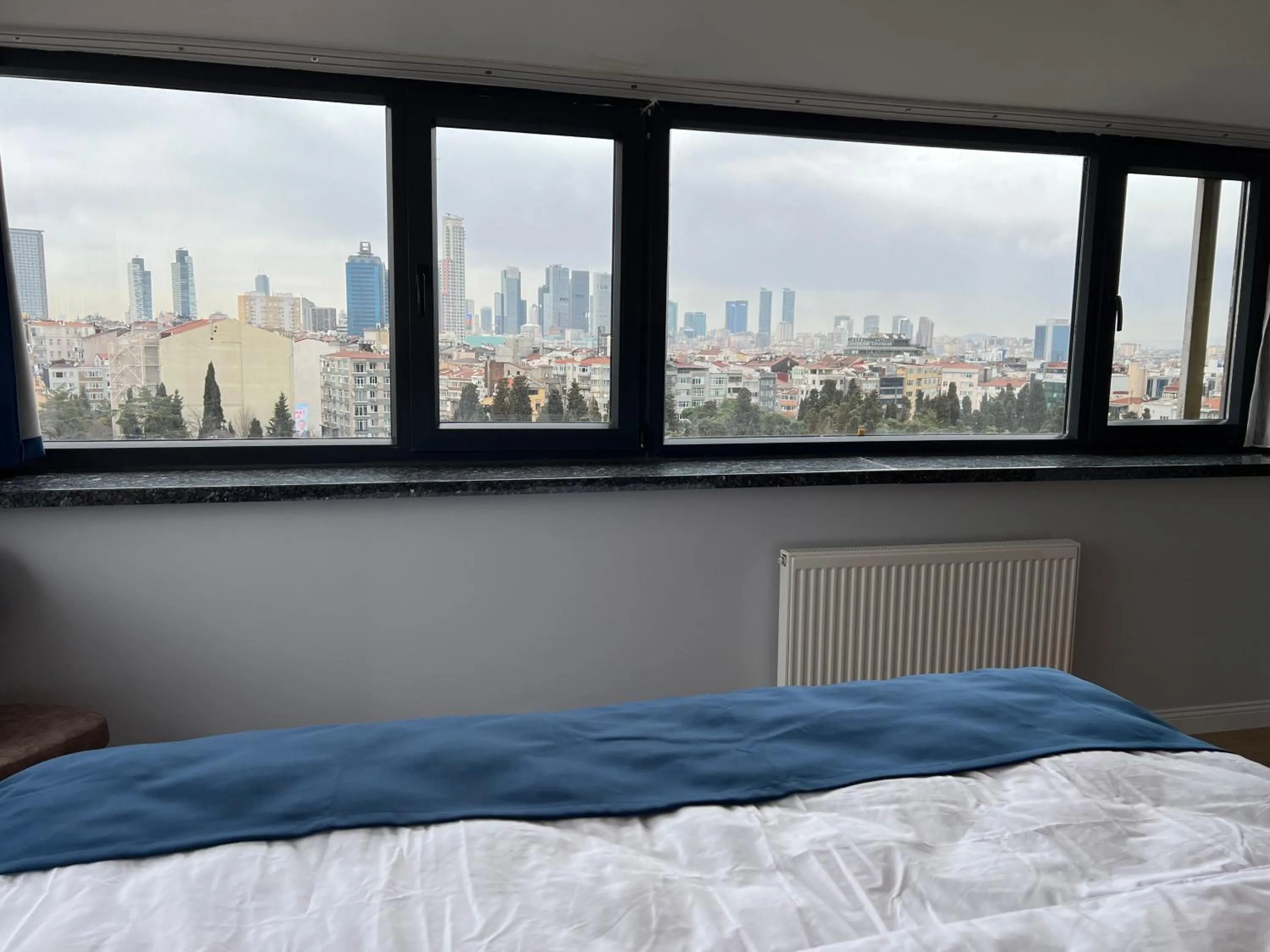 Bed in The Blue Suites