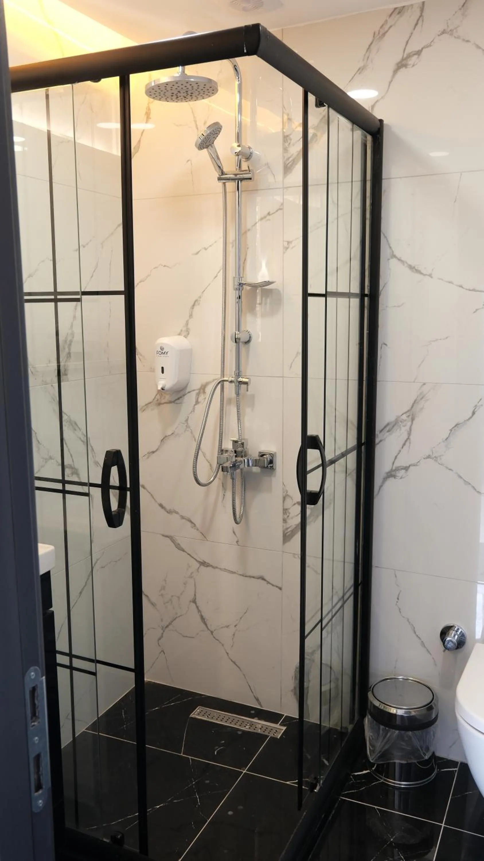 Shower in The Blue Suites