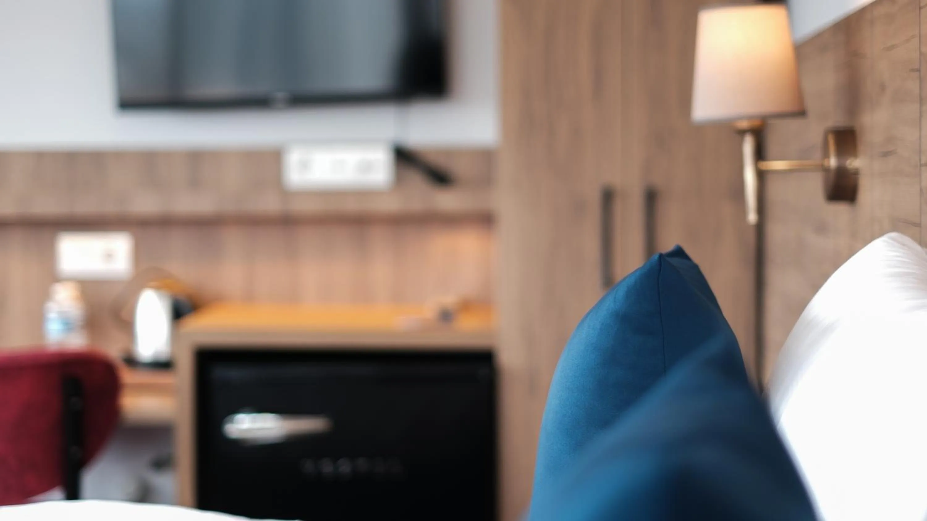 Decorative detail, Bed in The Blue Suites