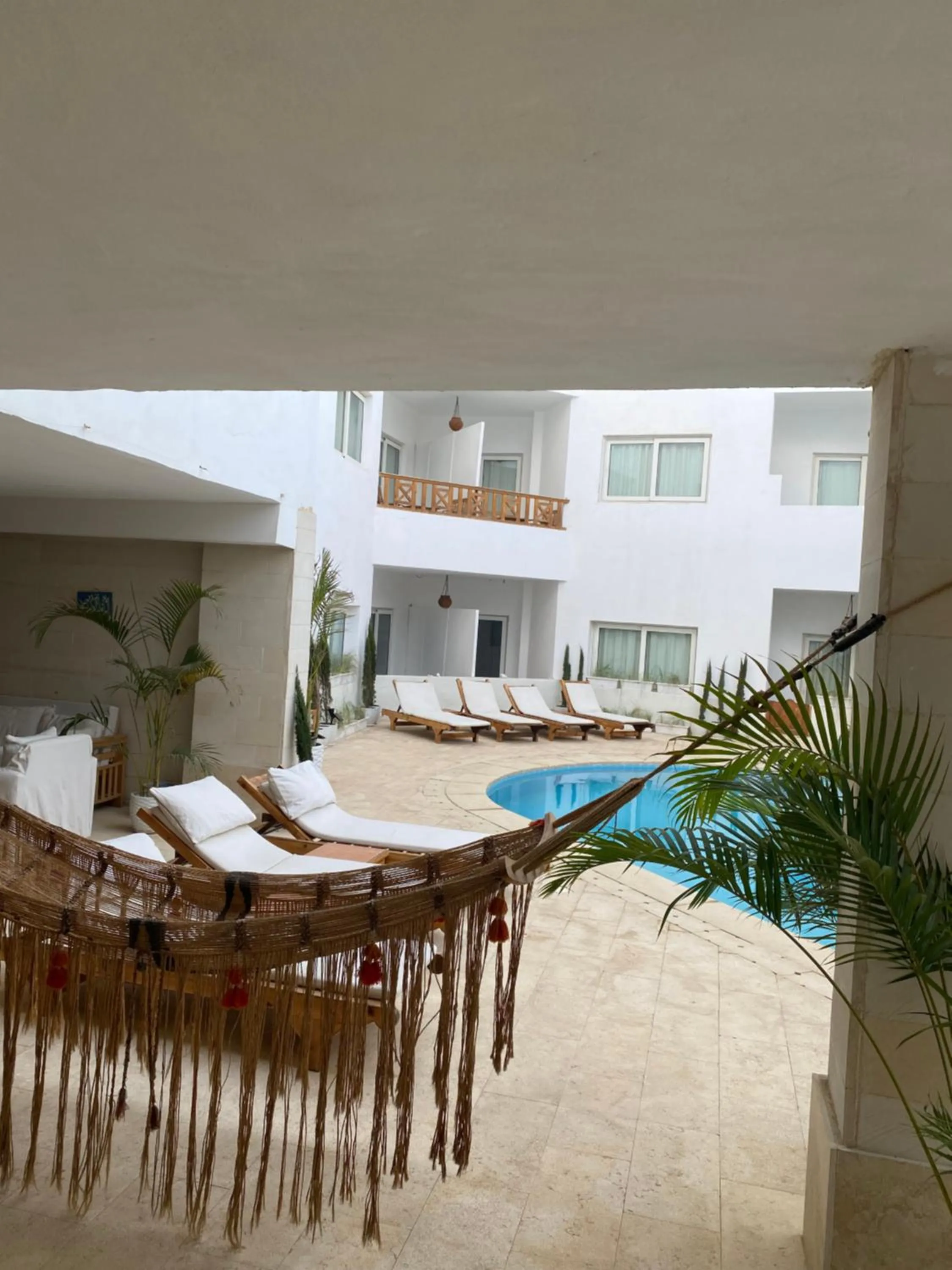 Swimming pool in Blue Vision Diving Hotel