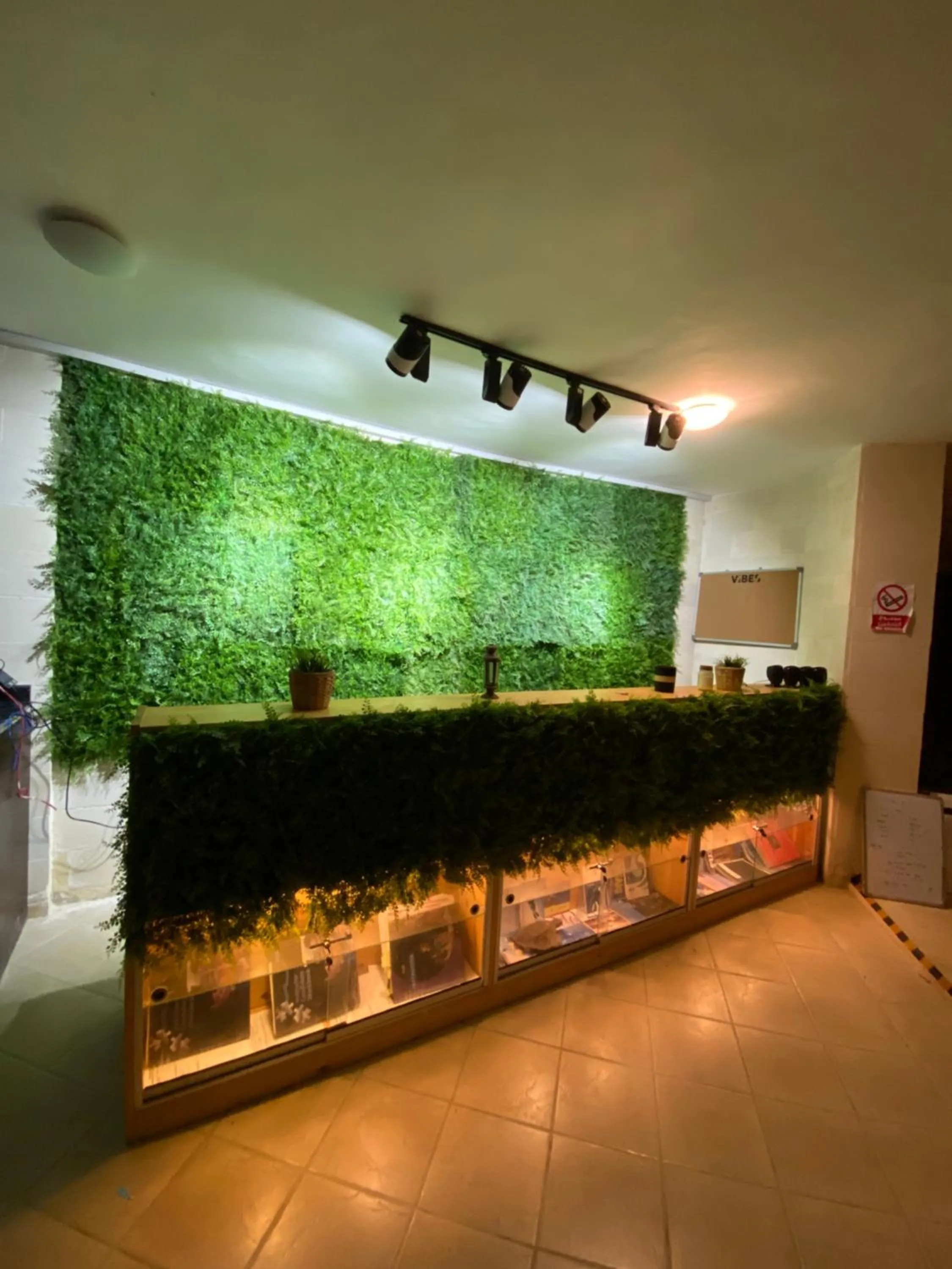 Lobby or reception in Blue Vision Diving Hotel