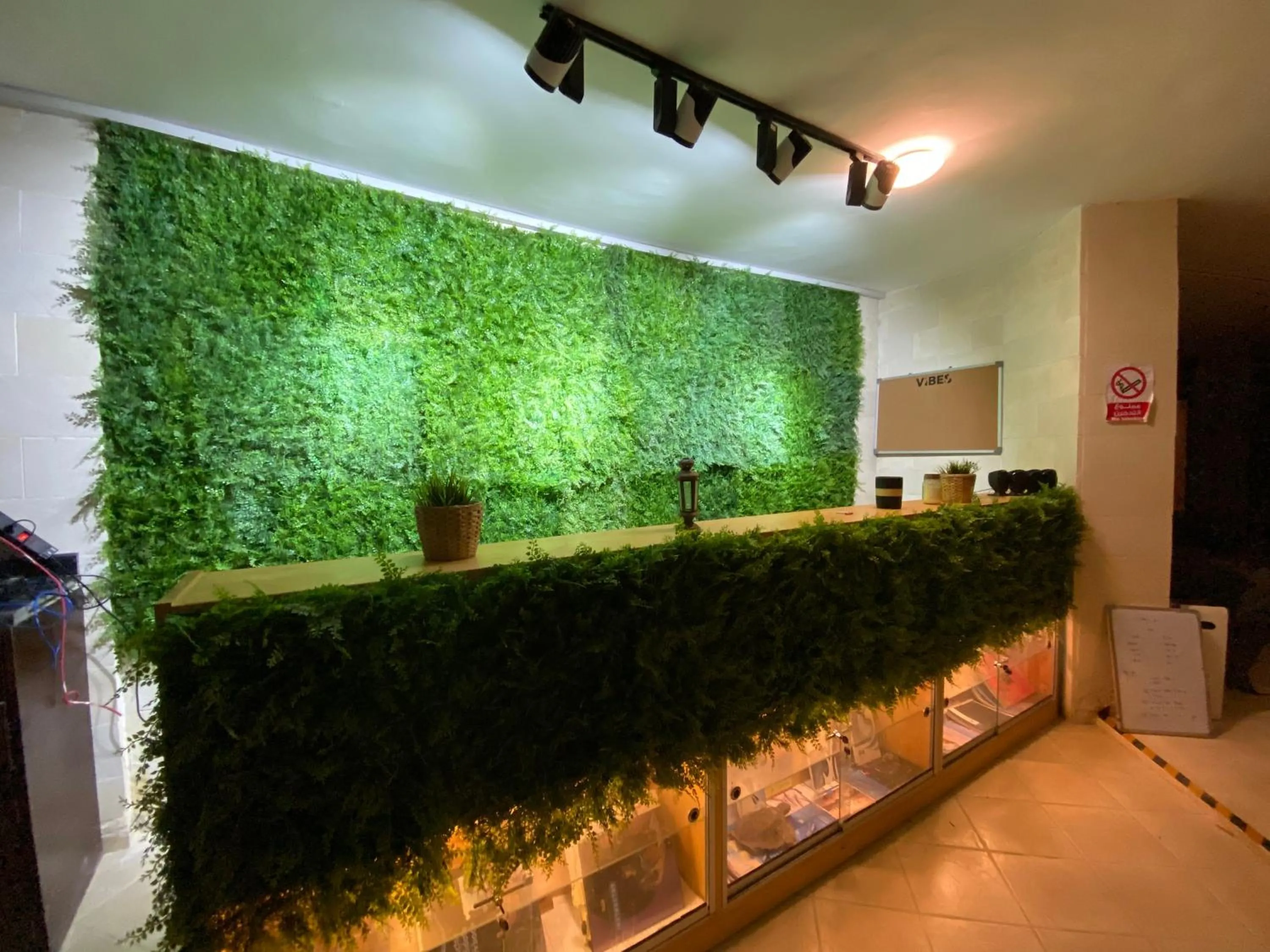 Lobby or reception in Blue Vision Diving Hotel