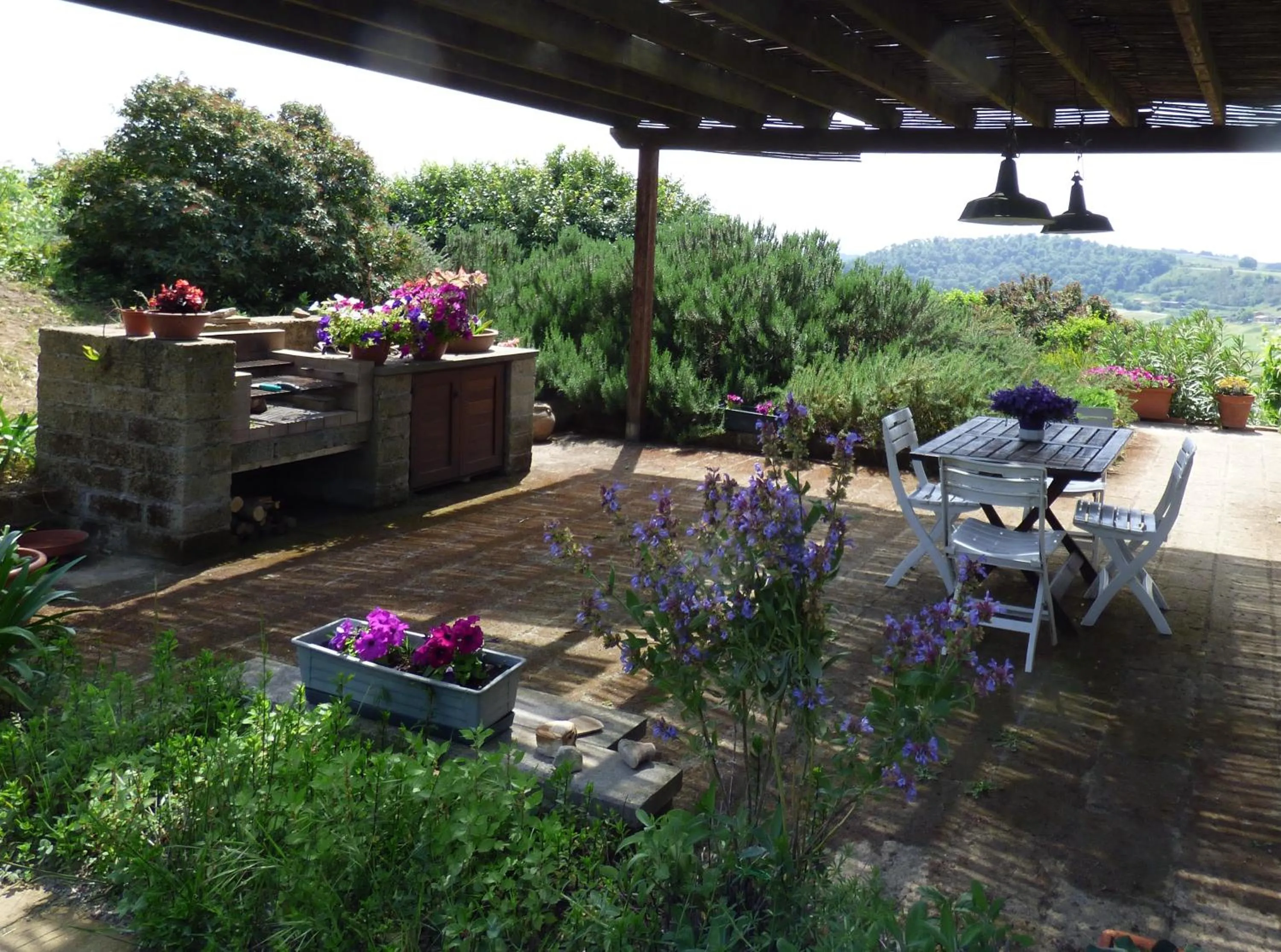 Patio in Holiday home Sellanraa