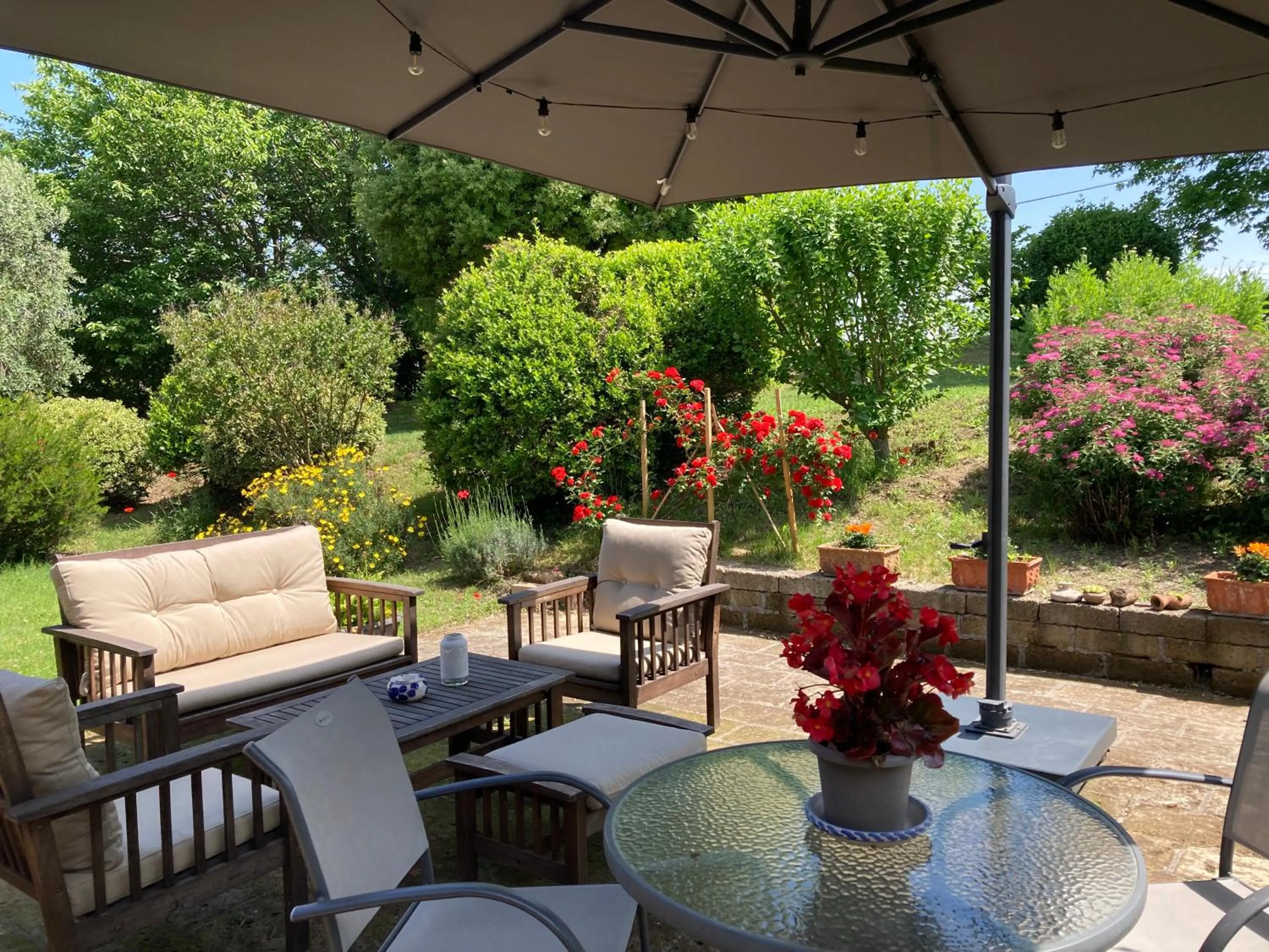 Patio in Holiday home Sellanraa