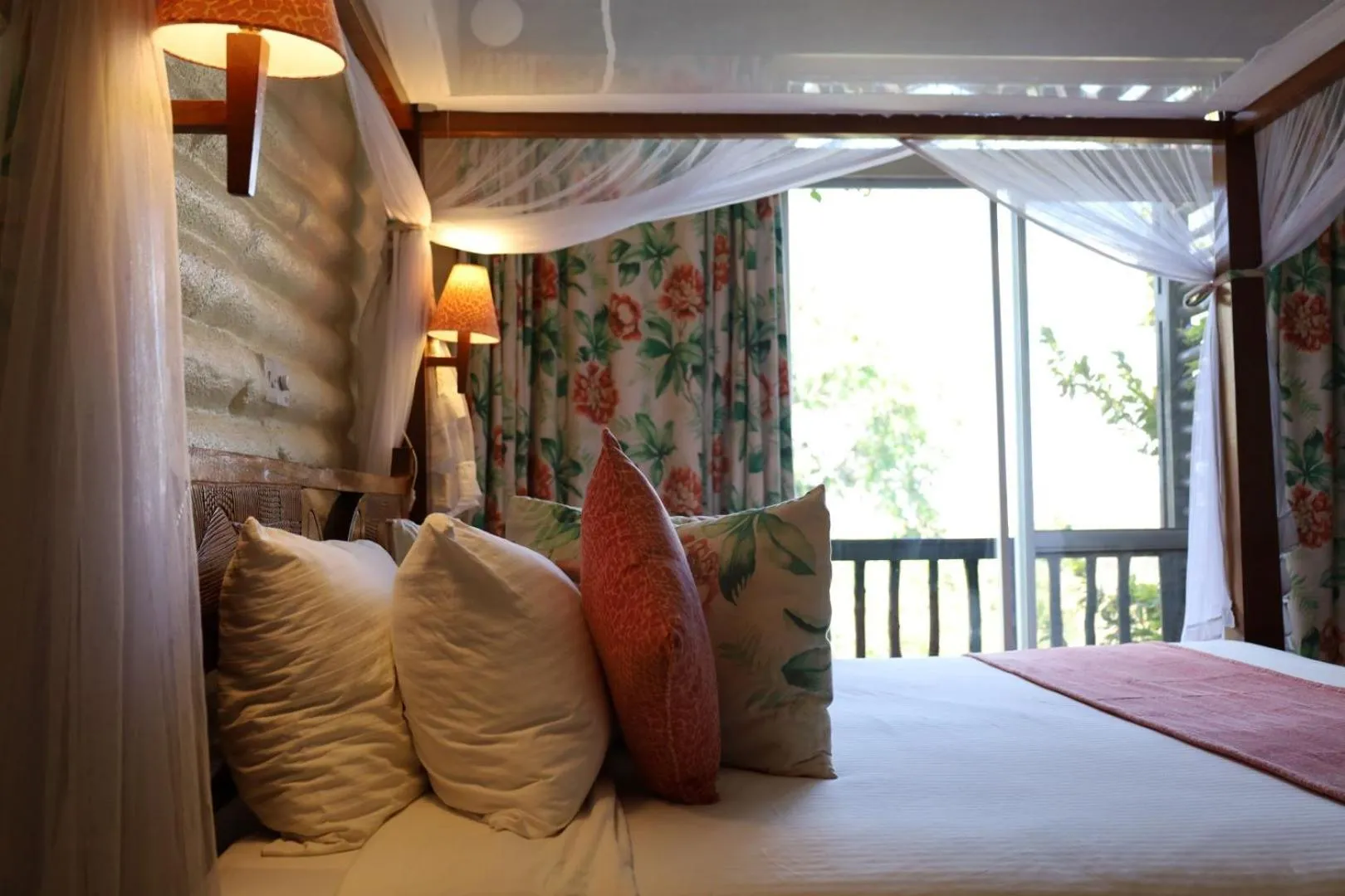 Bed in Taita Hills Safari Resort & Spa