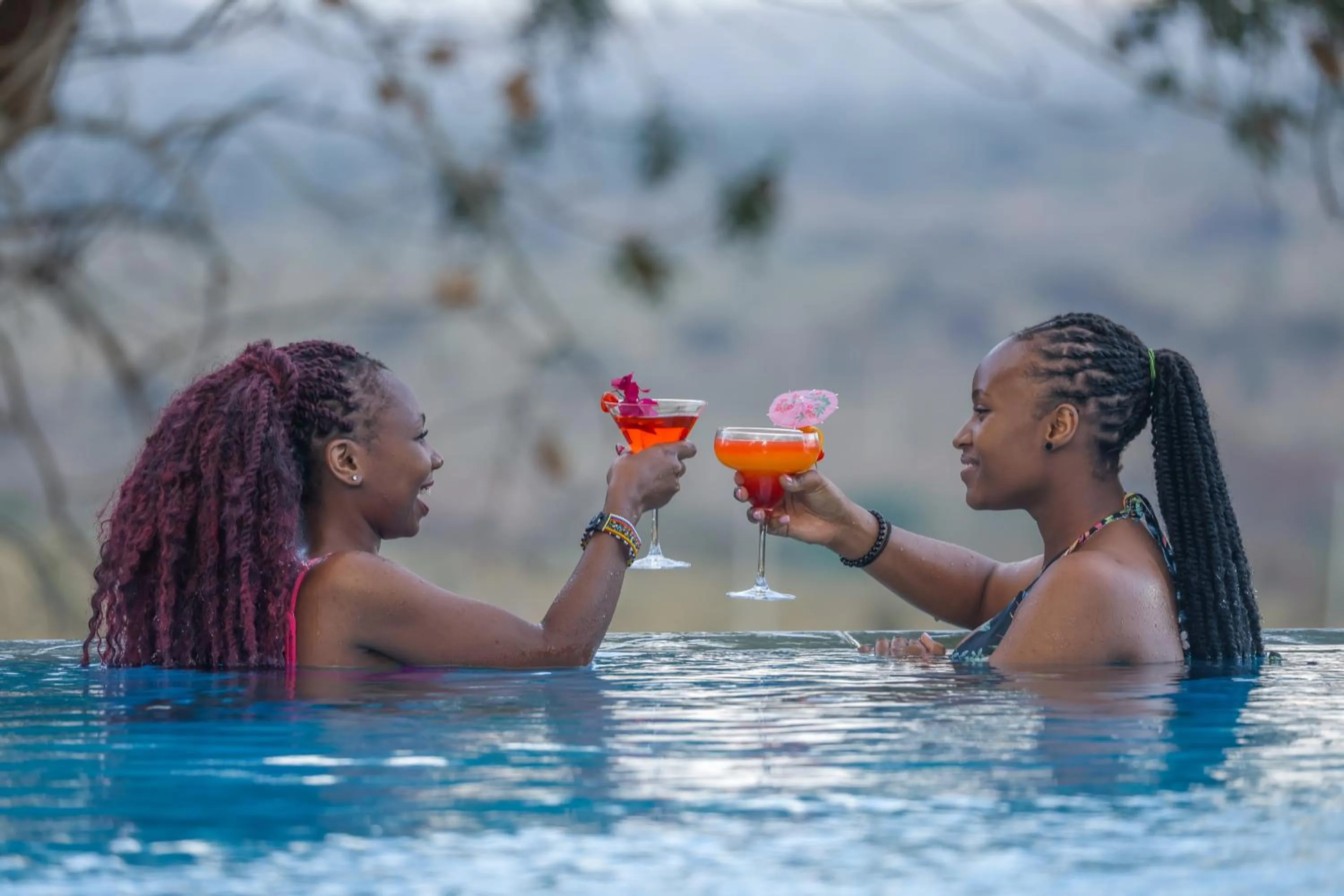 Swimming pool in Taita Hills Safari Resort & Spa