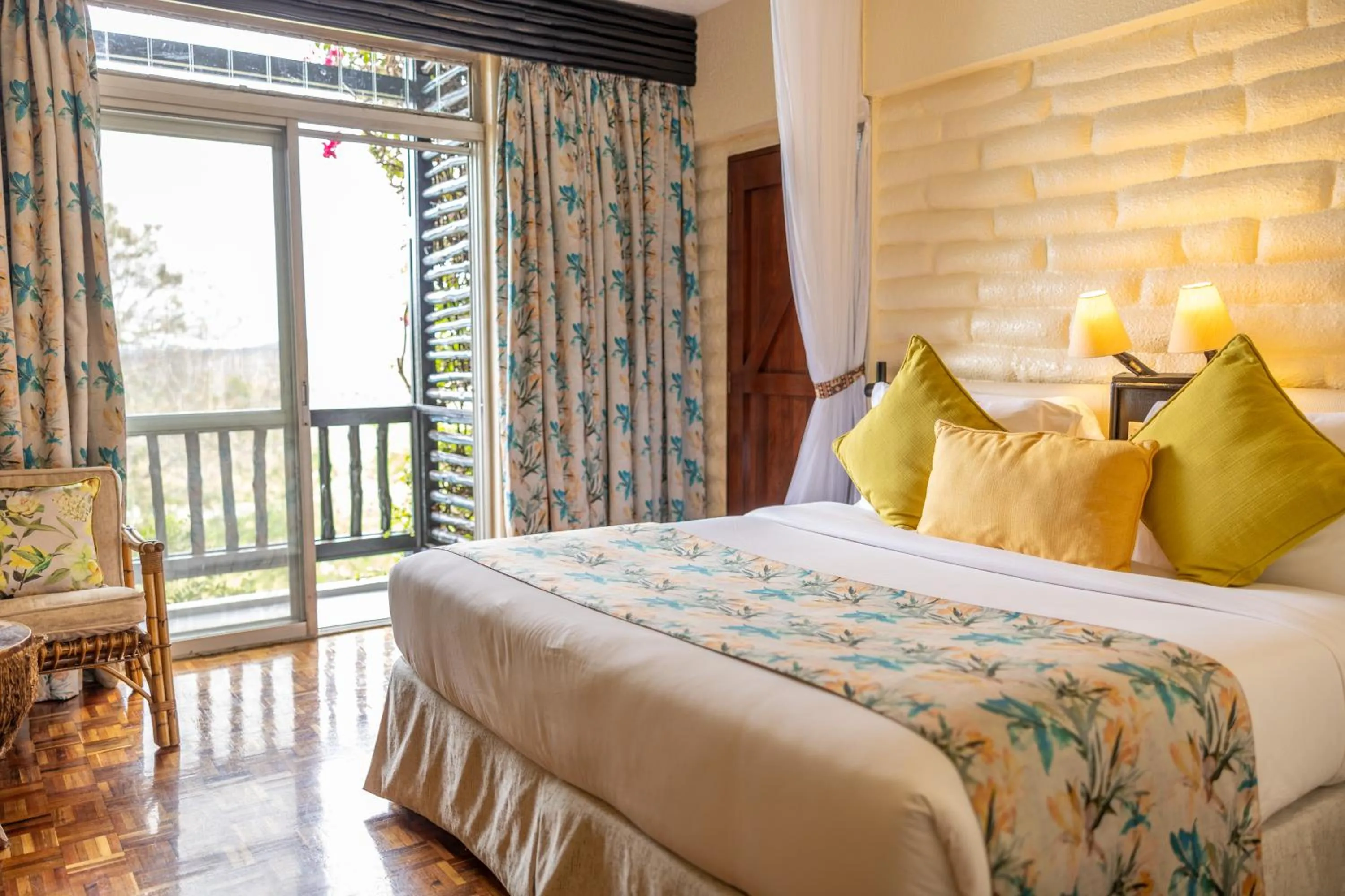 Bed in Taita Hills Safari Resort & Spa