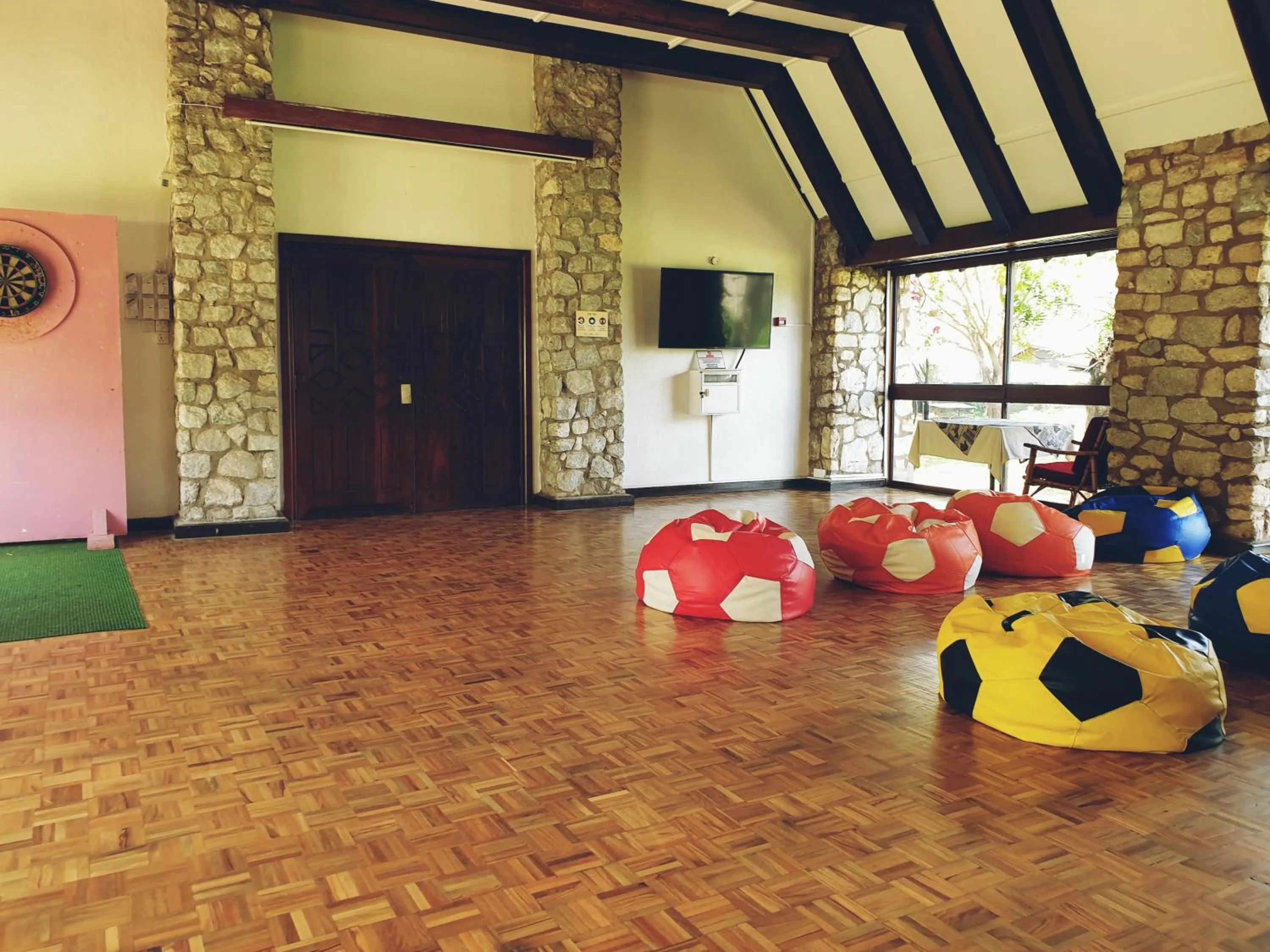 Communal lounge/ TV room in Taita Hills Safari Resort & Spa