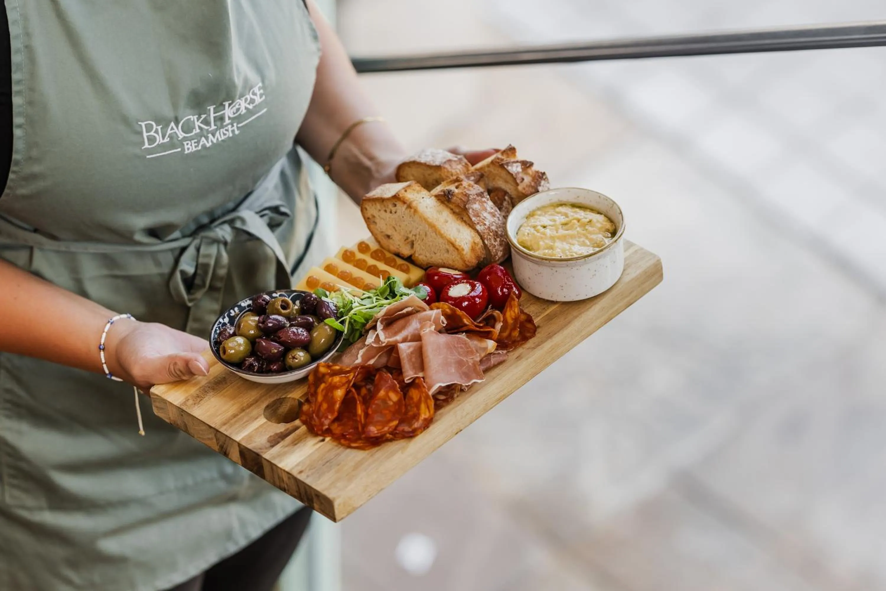 Food close-up in Black Horse Beamish