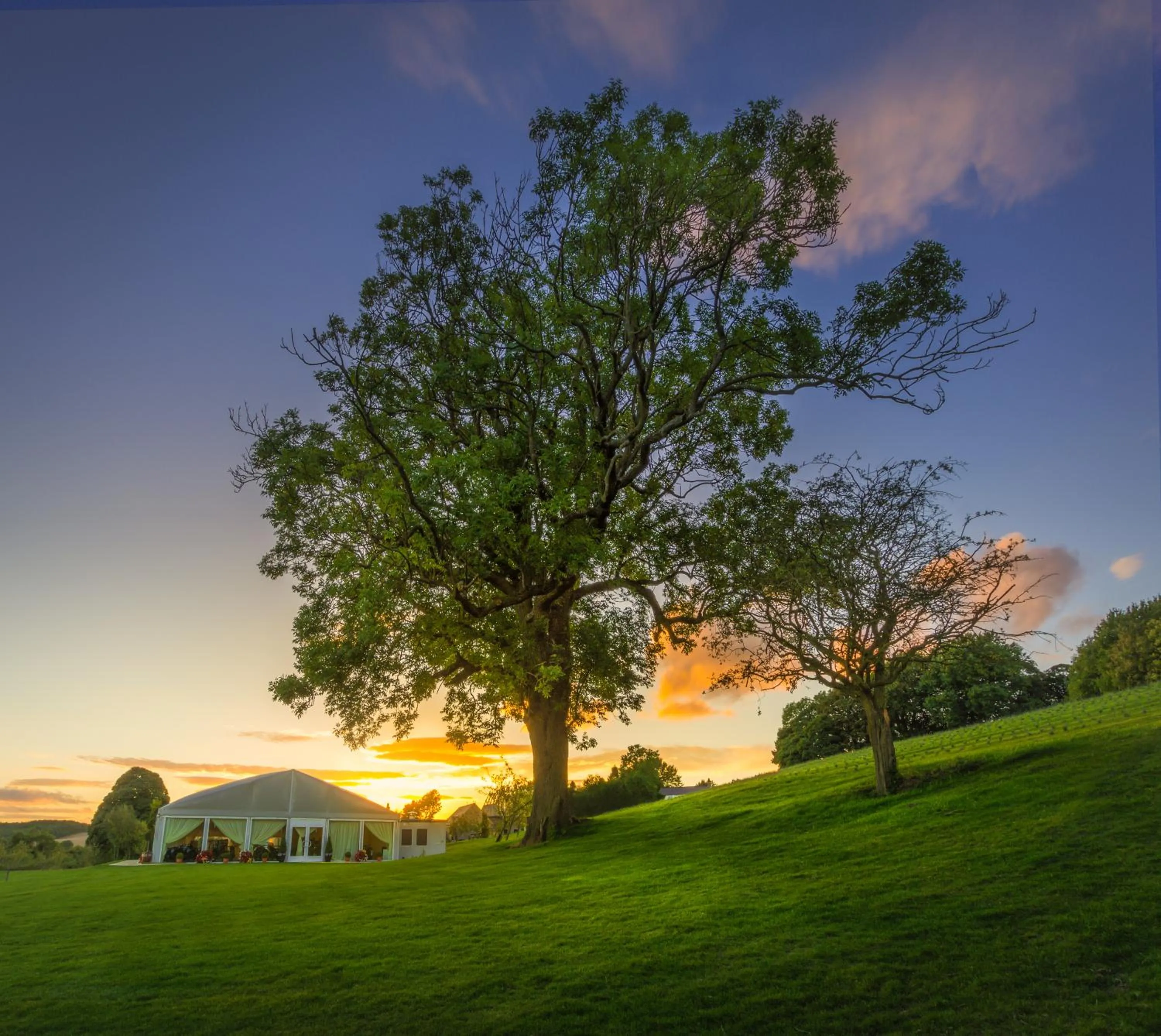 Natural landscape in Black Horse Beamish