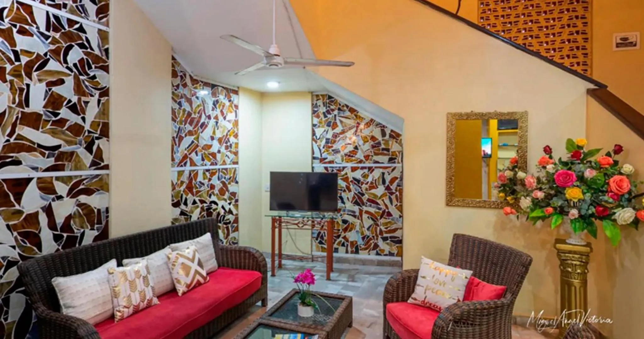 Living room in Hotel Yauco