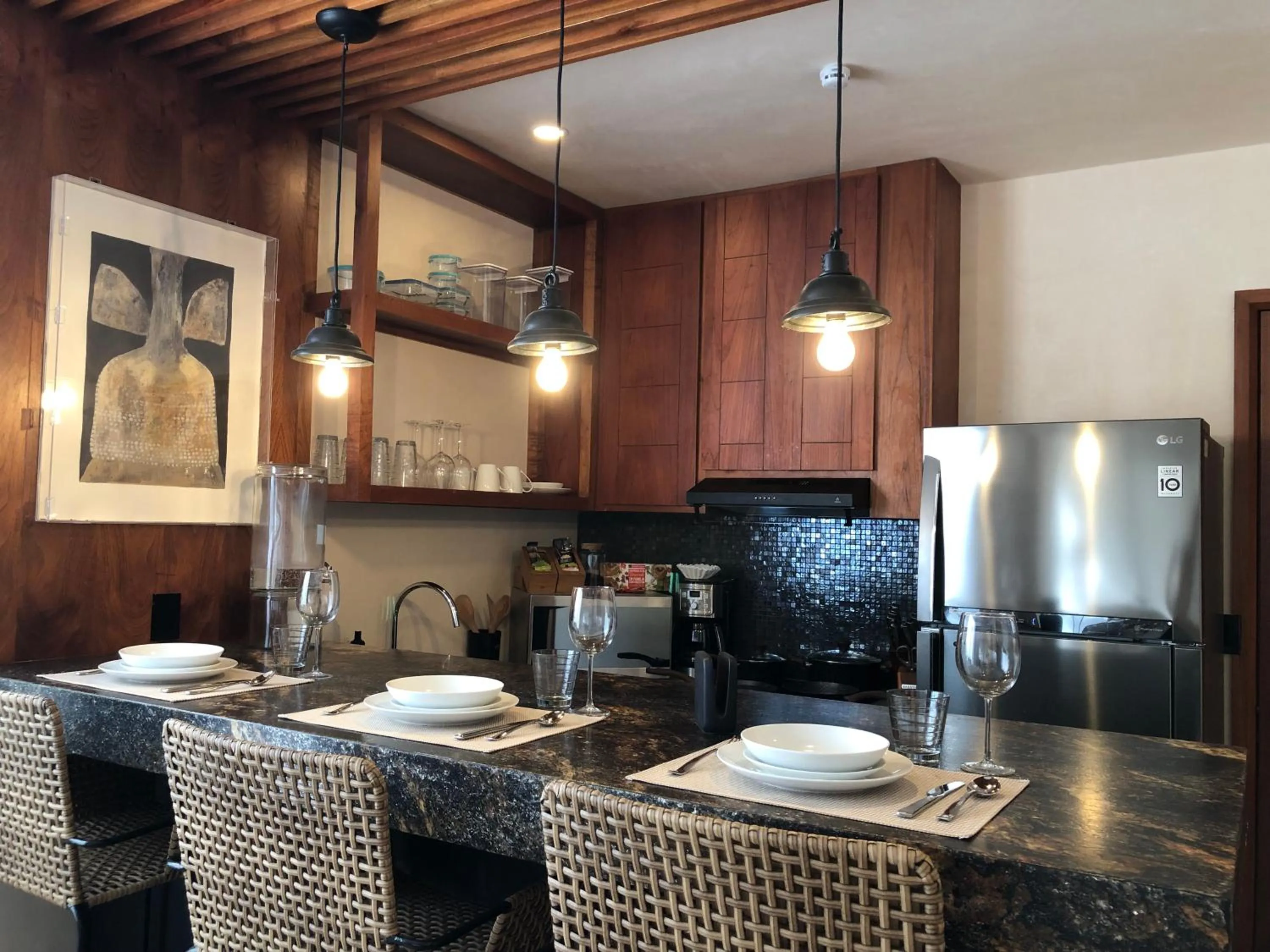 Dining area in Condominio Talulah Living Tulum