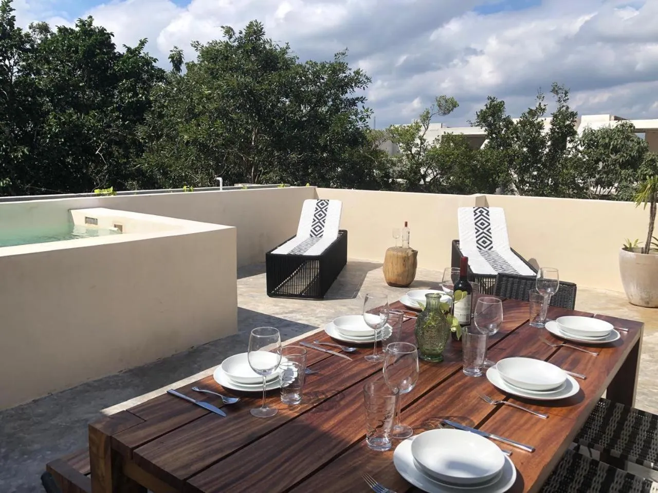Balcony/Terrace in Condominio Talulah Living Tulum