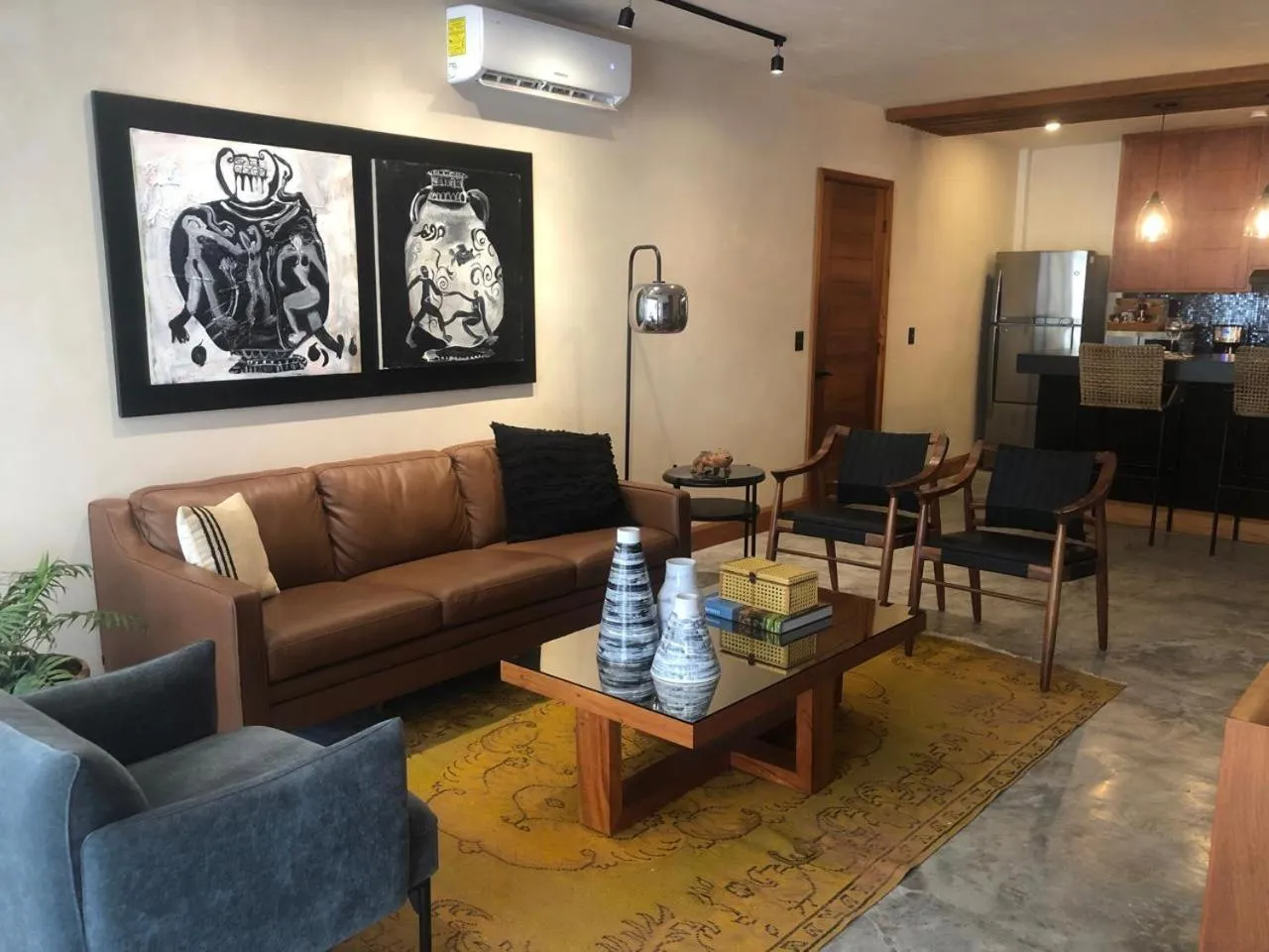 Living room in Condominio Talulah Living Tulum