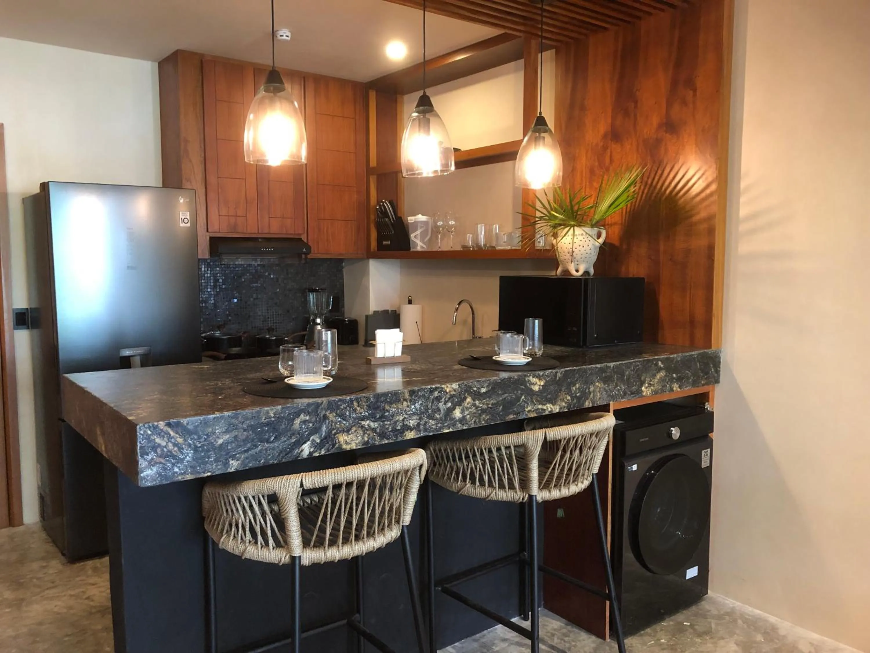 Kitchen or kitchenette in Condominio Talulah Living Tulum