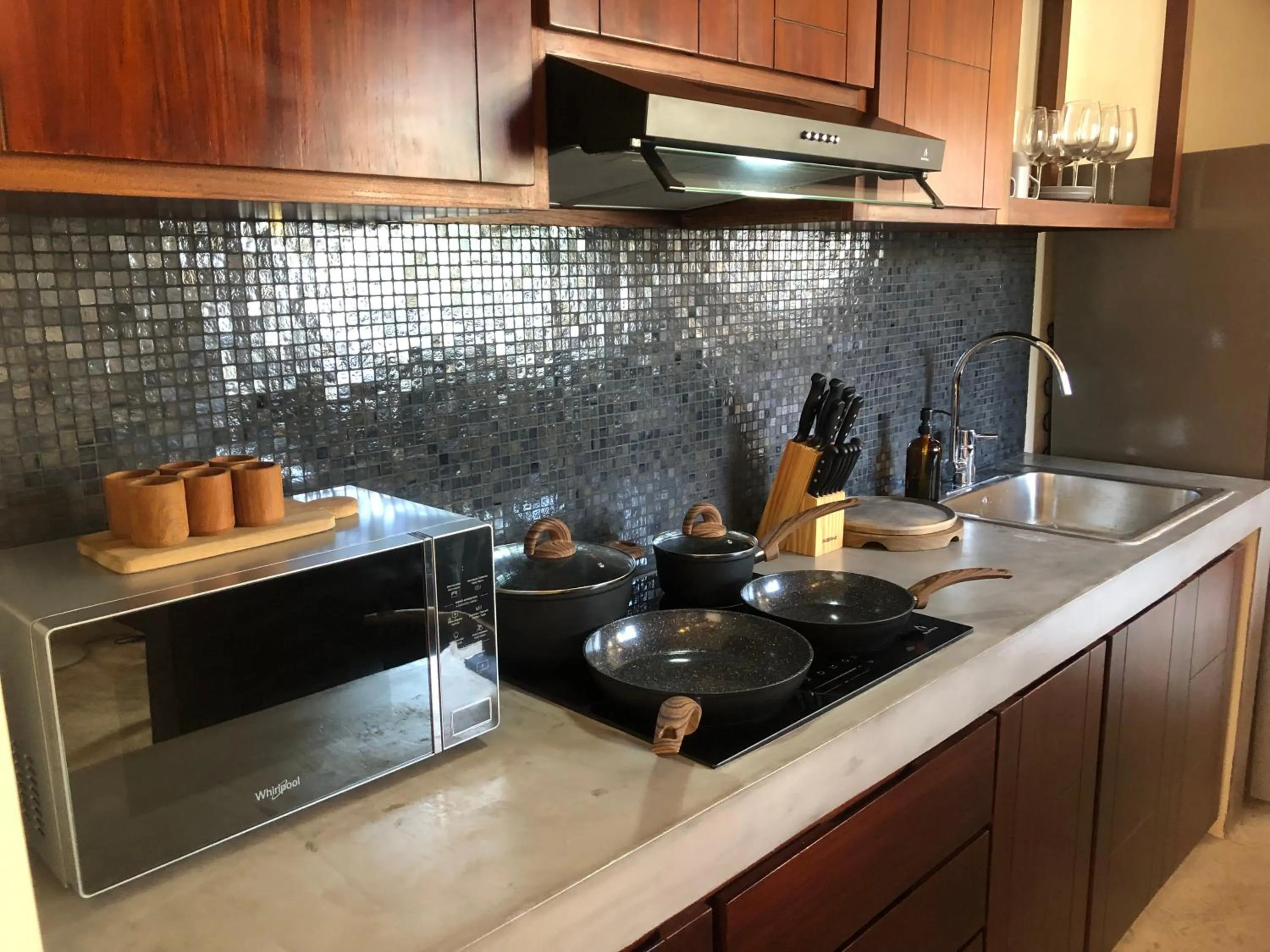 Kitchen or kitchenette in Condominio Talulah Living Tulum