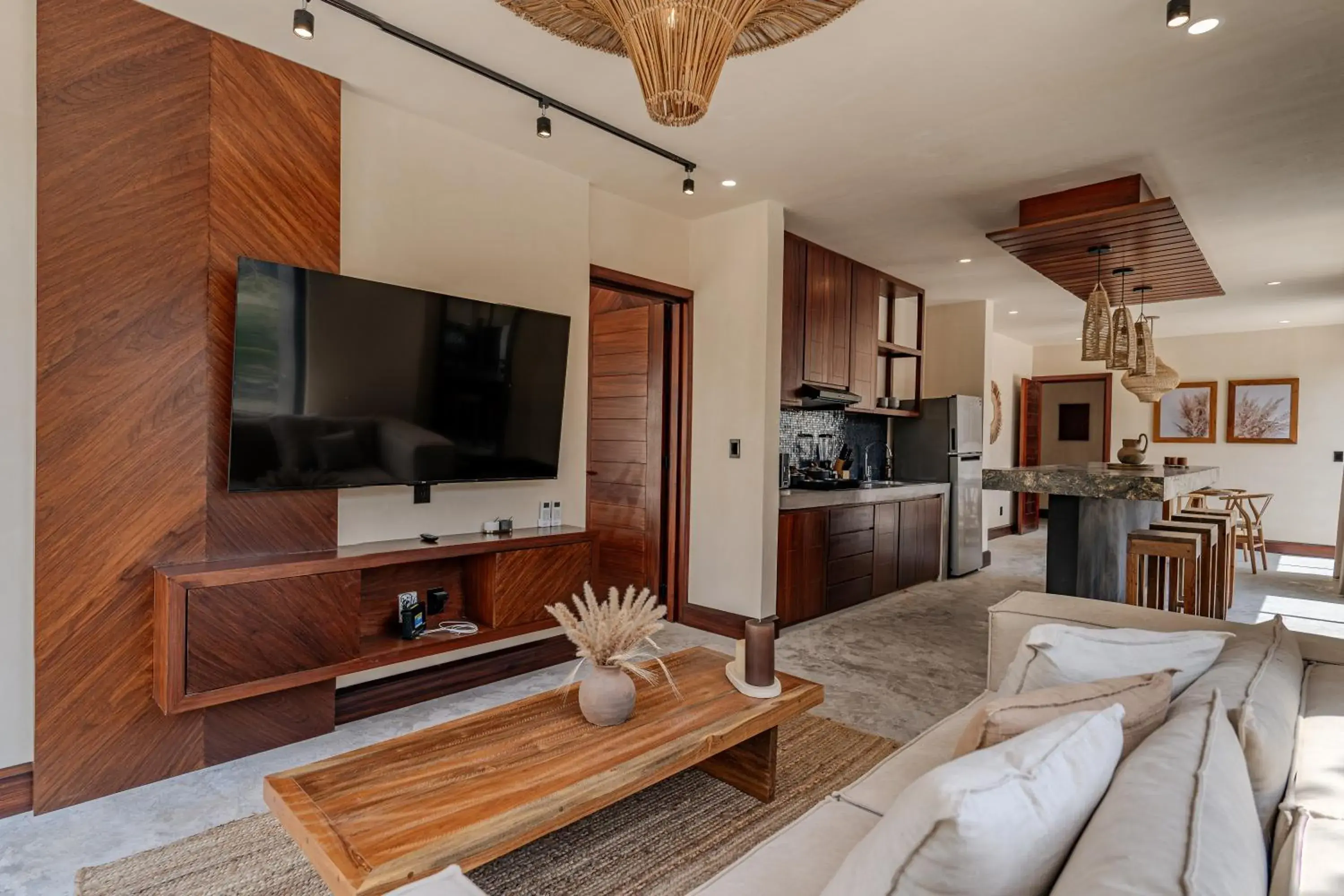 Family Room with Terrace in Condominio Talulah Living Tulum Family Room with Terrace in Condominio Talulah Living Tulum