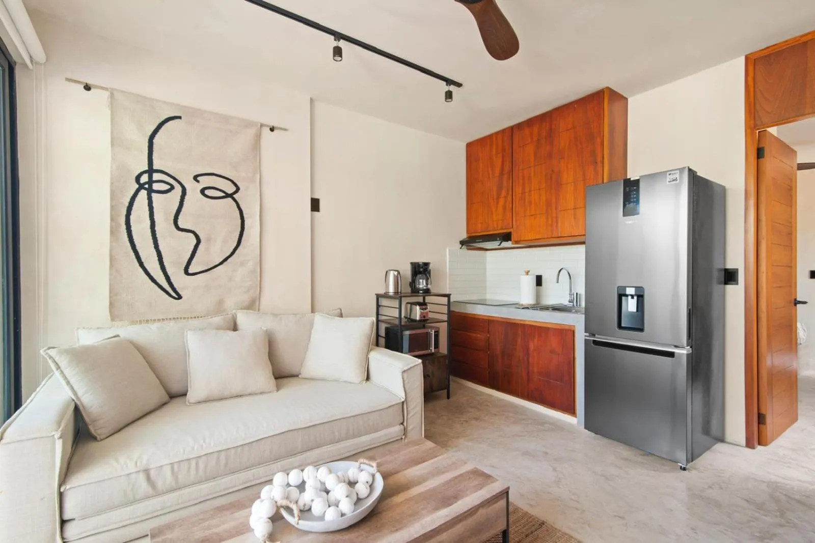 Kitchen or kitchenette in Condominio Talulah Living Tulum