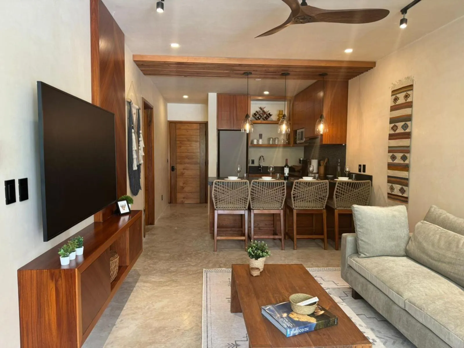 TV and multimedia in Condominio Talulah Living Tulum