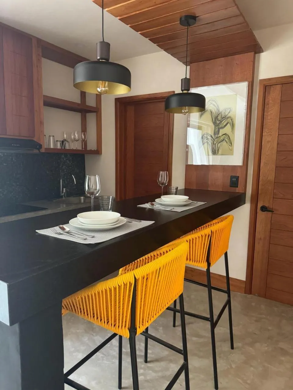 Kitchen or kitchenette in Condominio Talulah Living Tulum