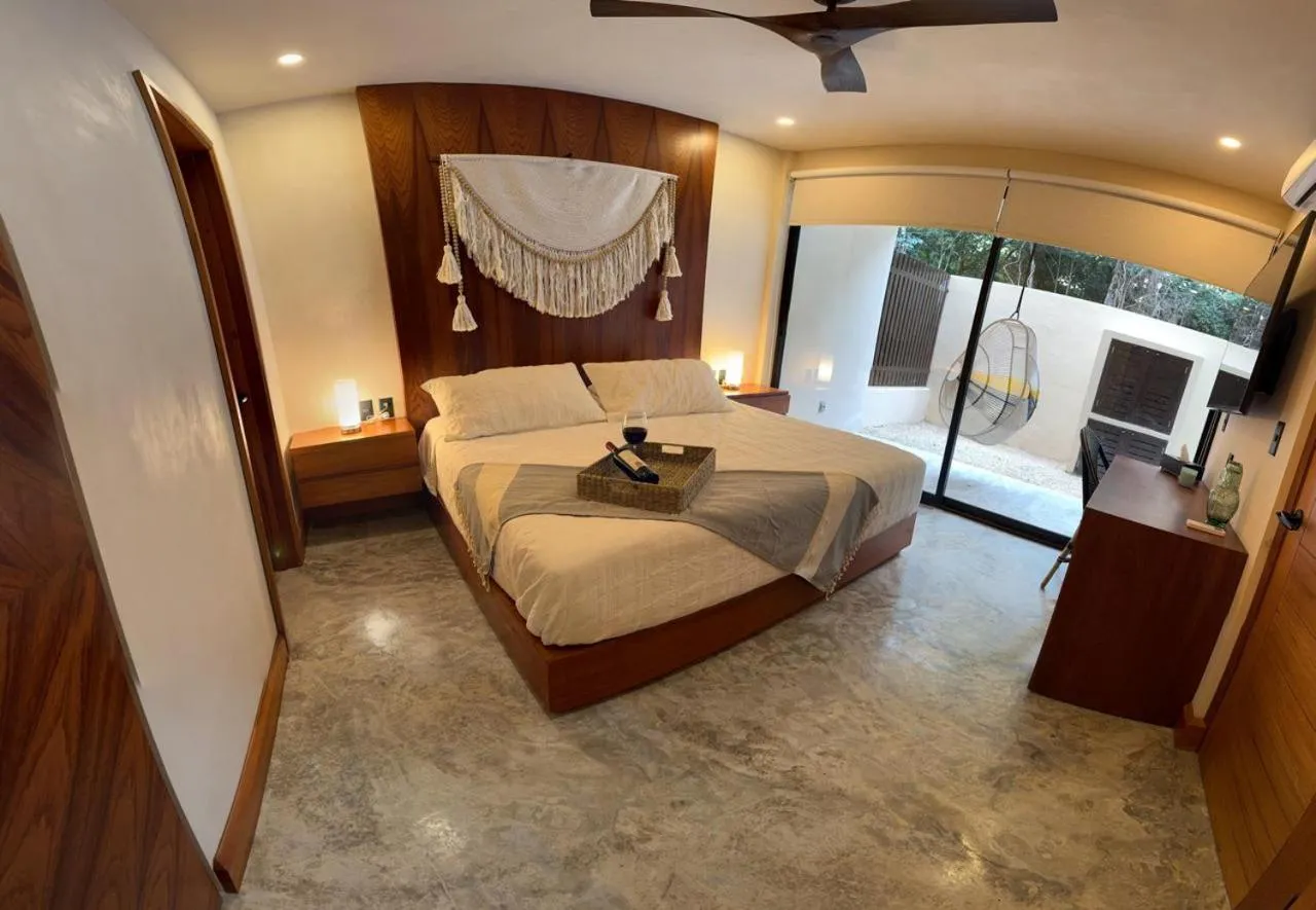 Bedroom, Bed in Condominio Talulah Living Tulum