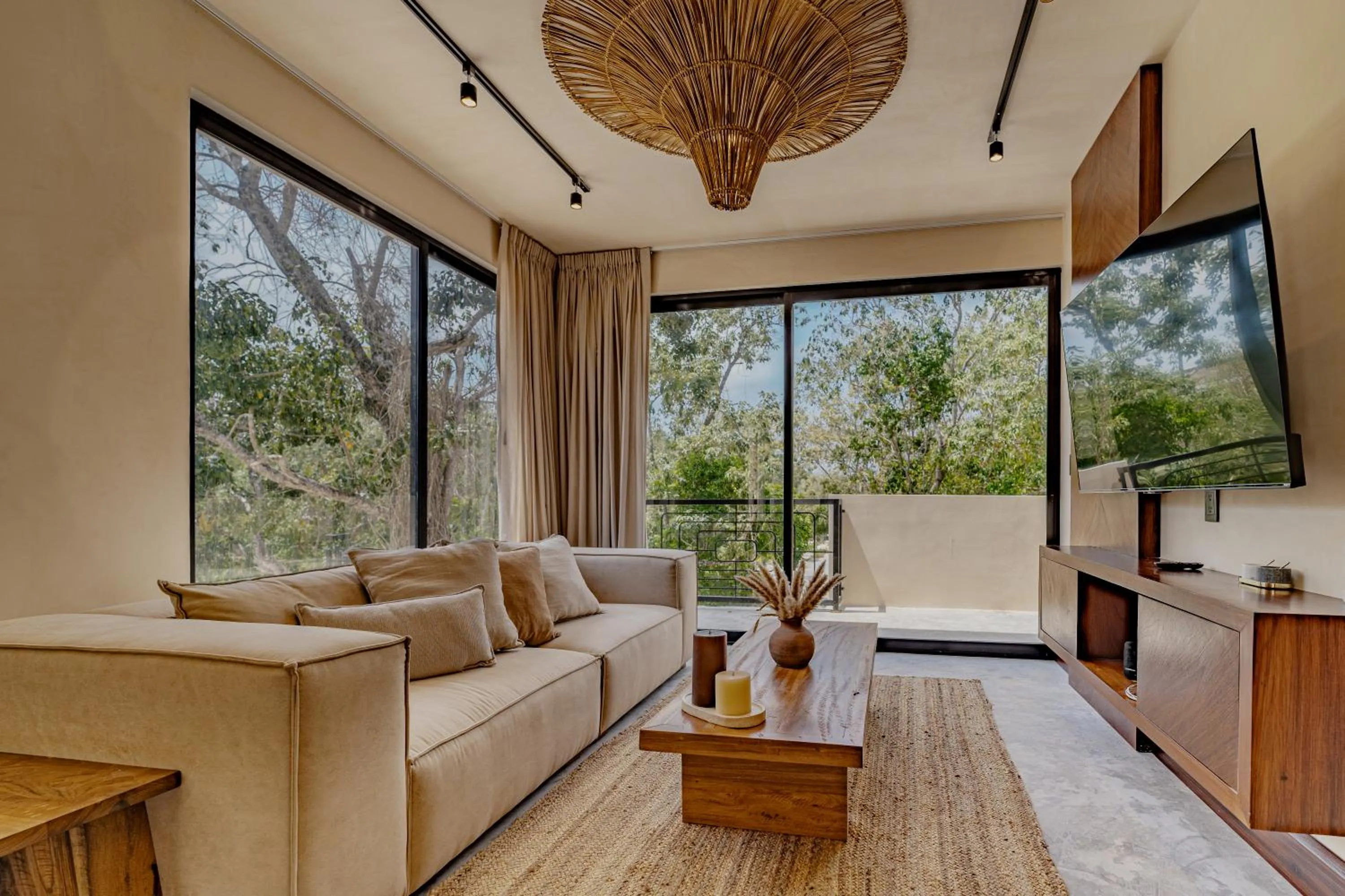 Living room in Condominio Talulah Living Tulum