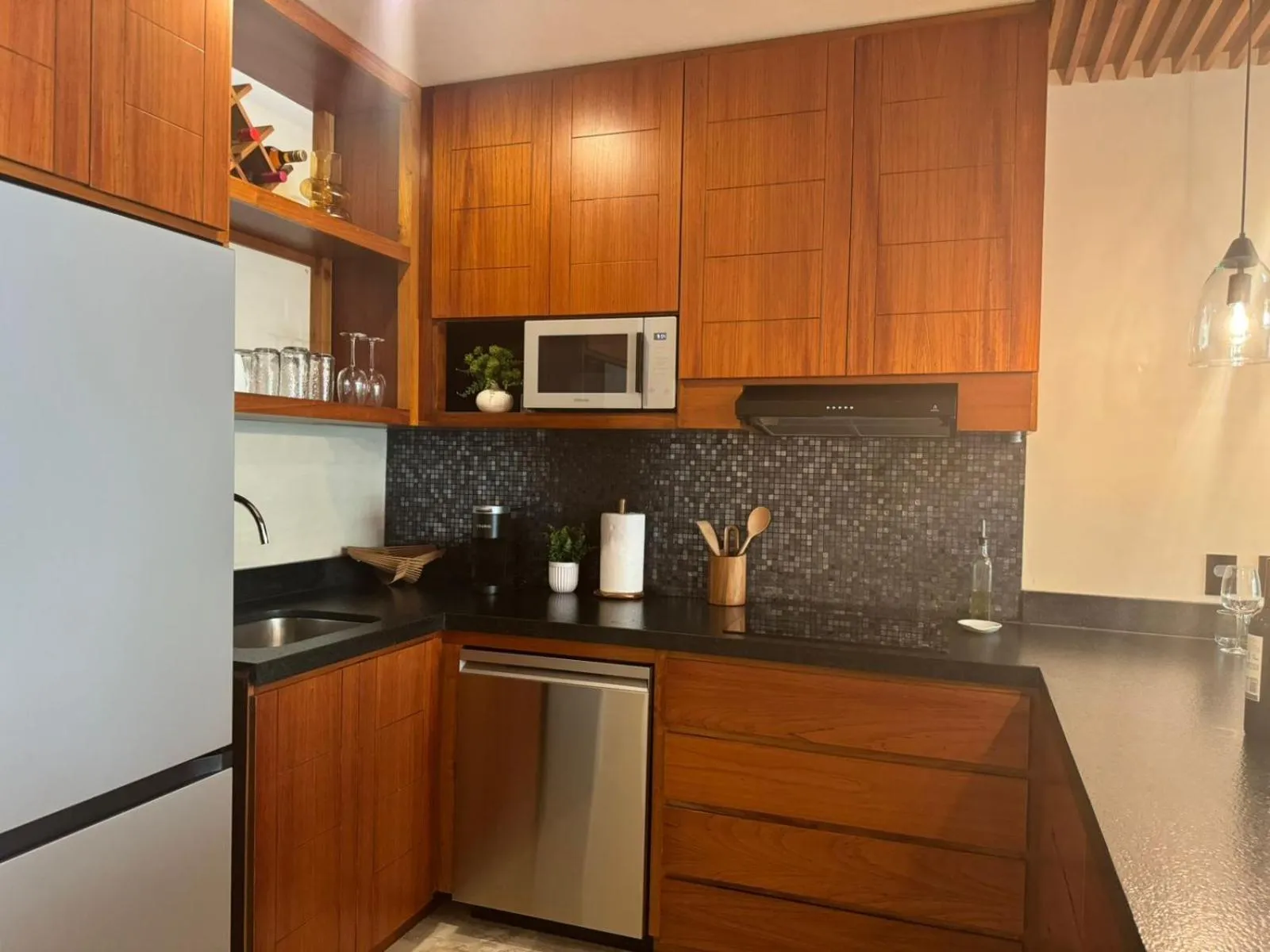 kitchen in Condominio Talulah Living Tulum